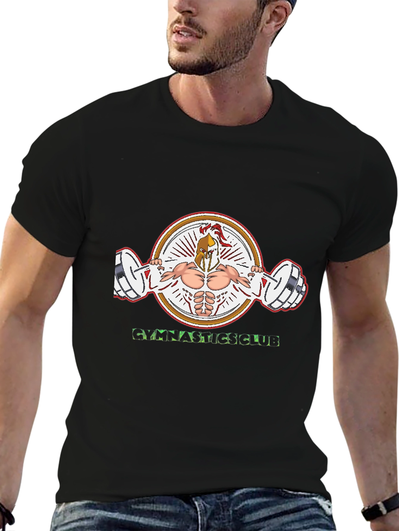 Spartan Gym Club Black T-Shirt