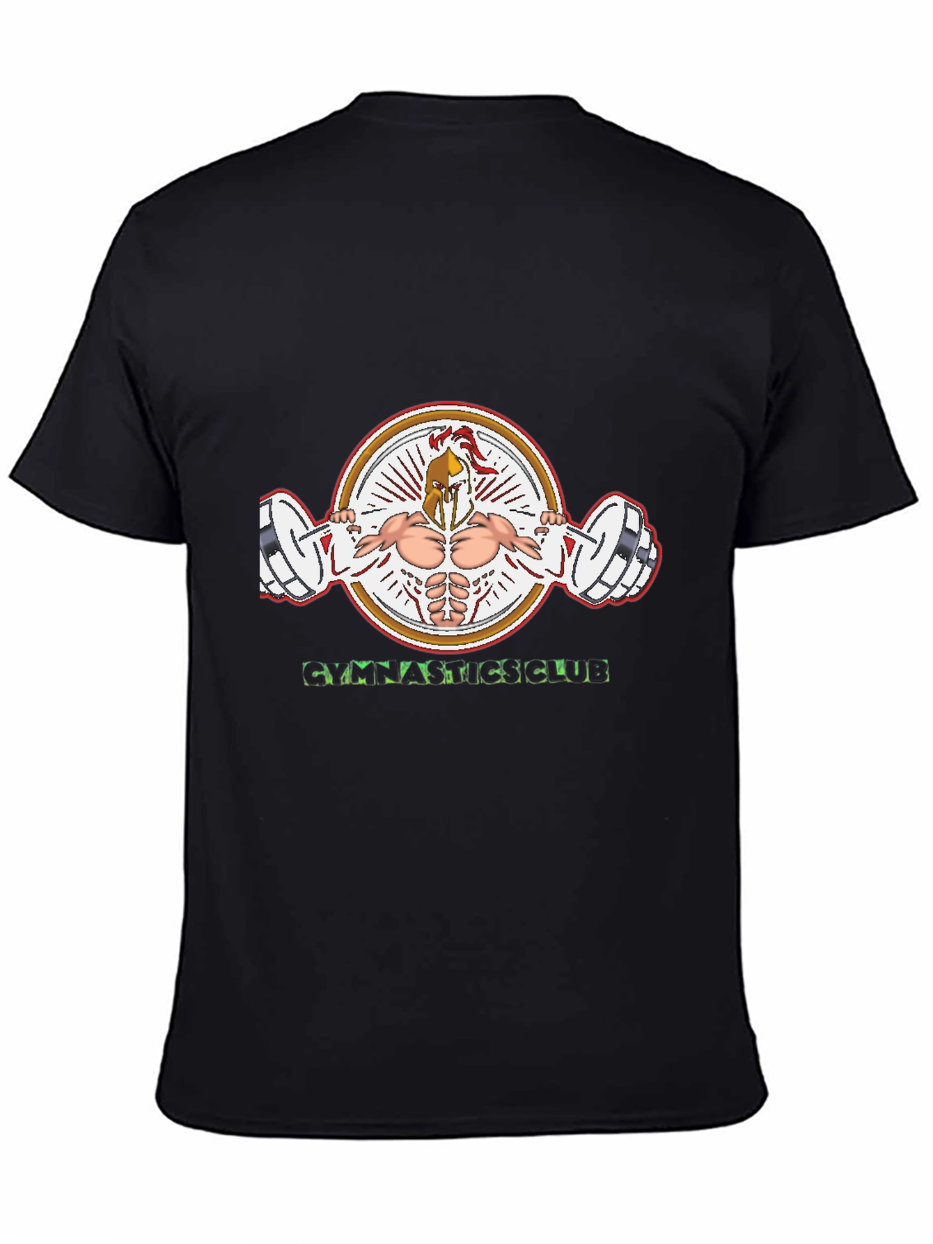 Spartan Gym Club Black T-Shirt