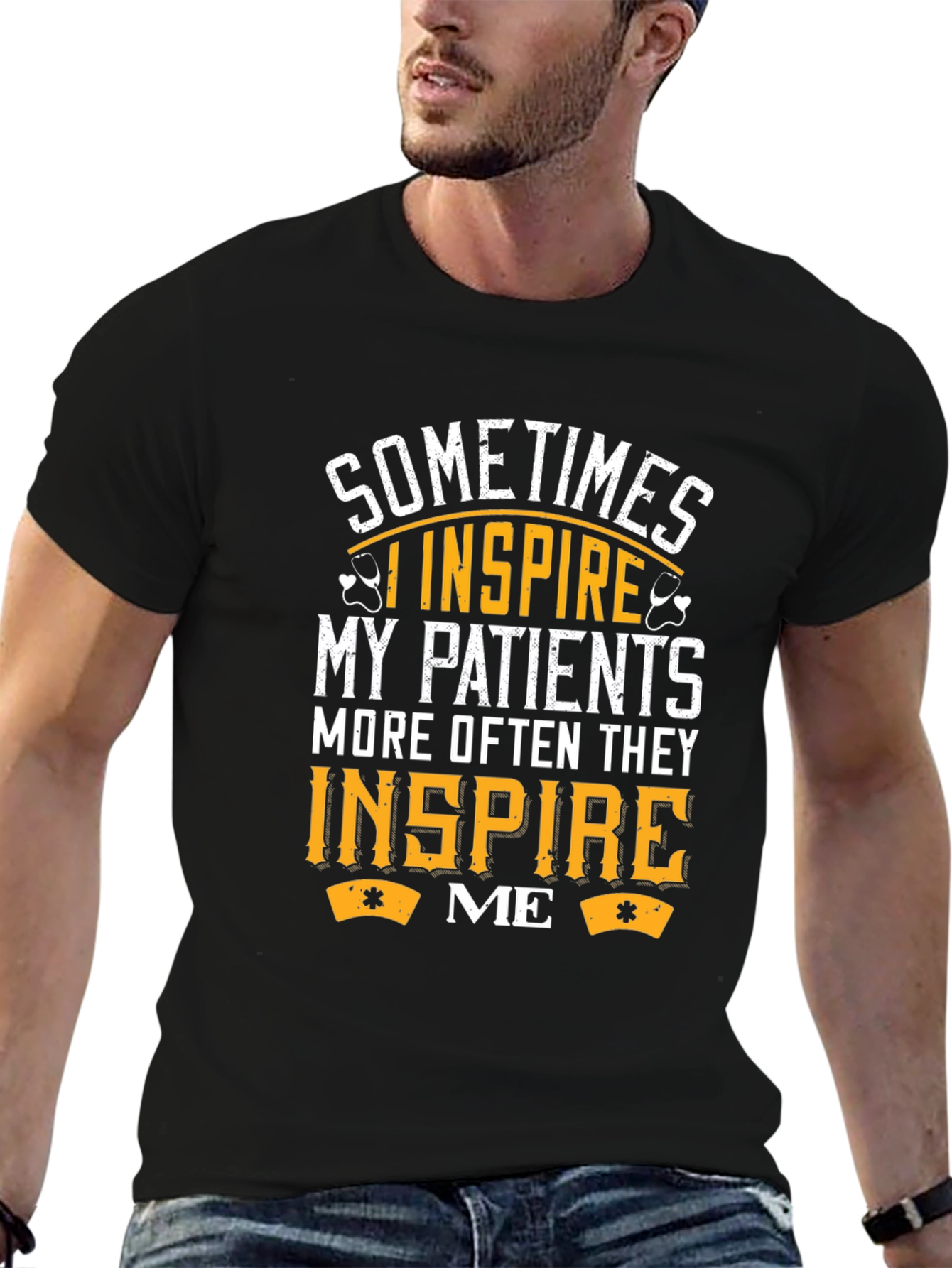 Inspire Patients Graphic T-Shirt - Black
