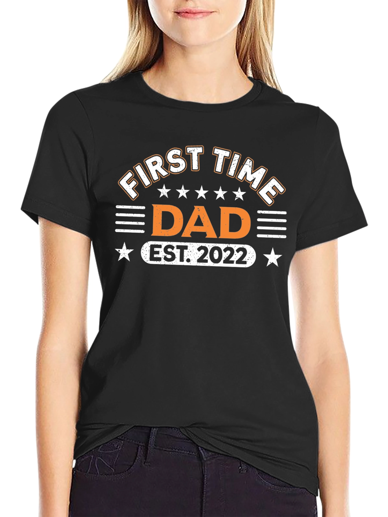 First Time Dad EST. 2022 Graphic Tee