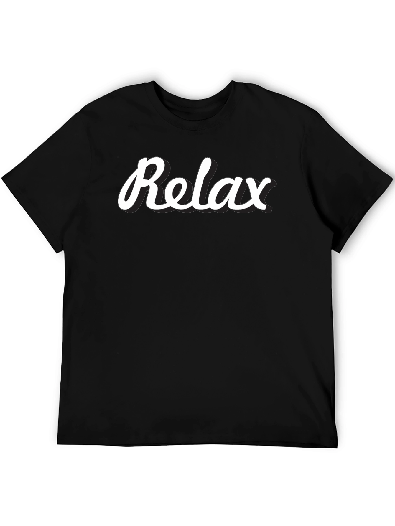 Relax T-Shirt - Black Casual Tee