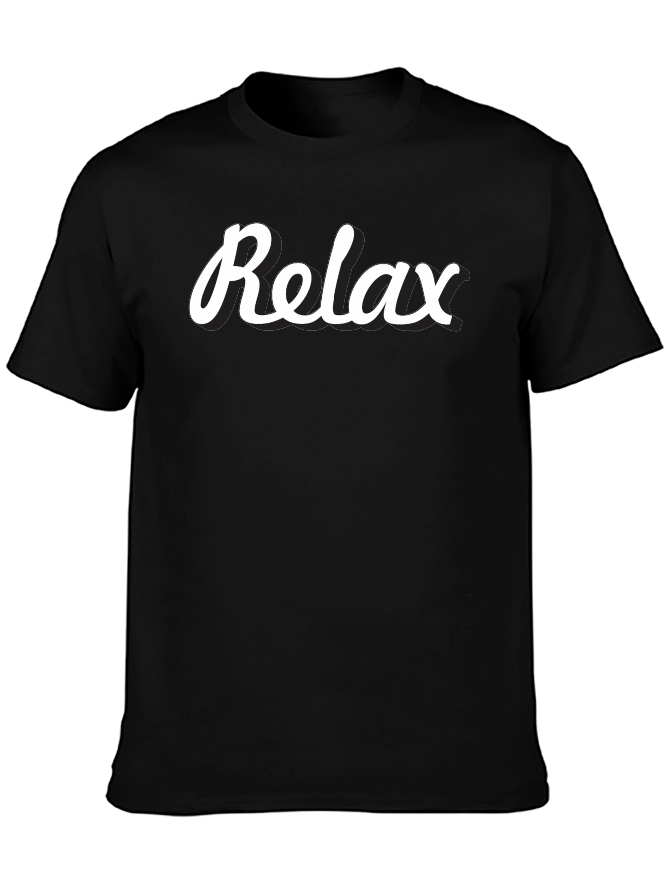 Relax T-Shirt - Black Casual Tee