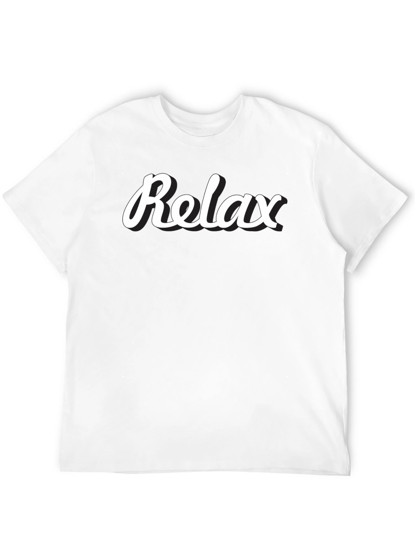 Relax T-Shirt - Black Casual Tee