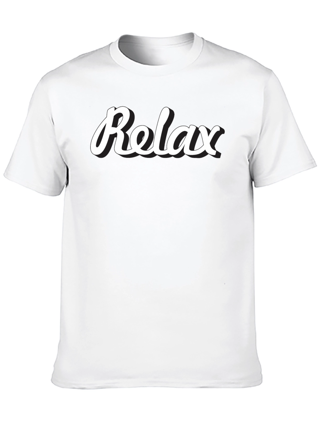 Relax T-Shirt - Black Casual Tee