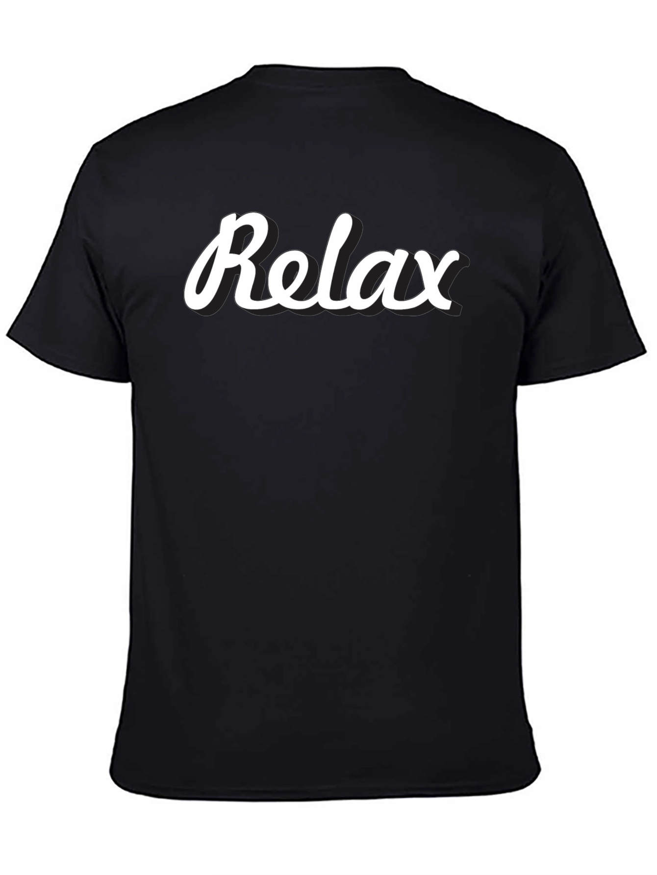 Relax T-Shirt - Black Casual Tee