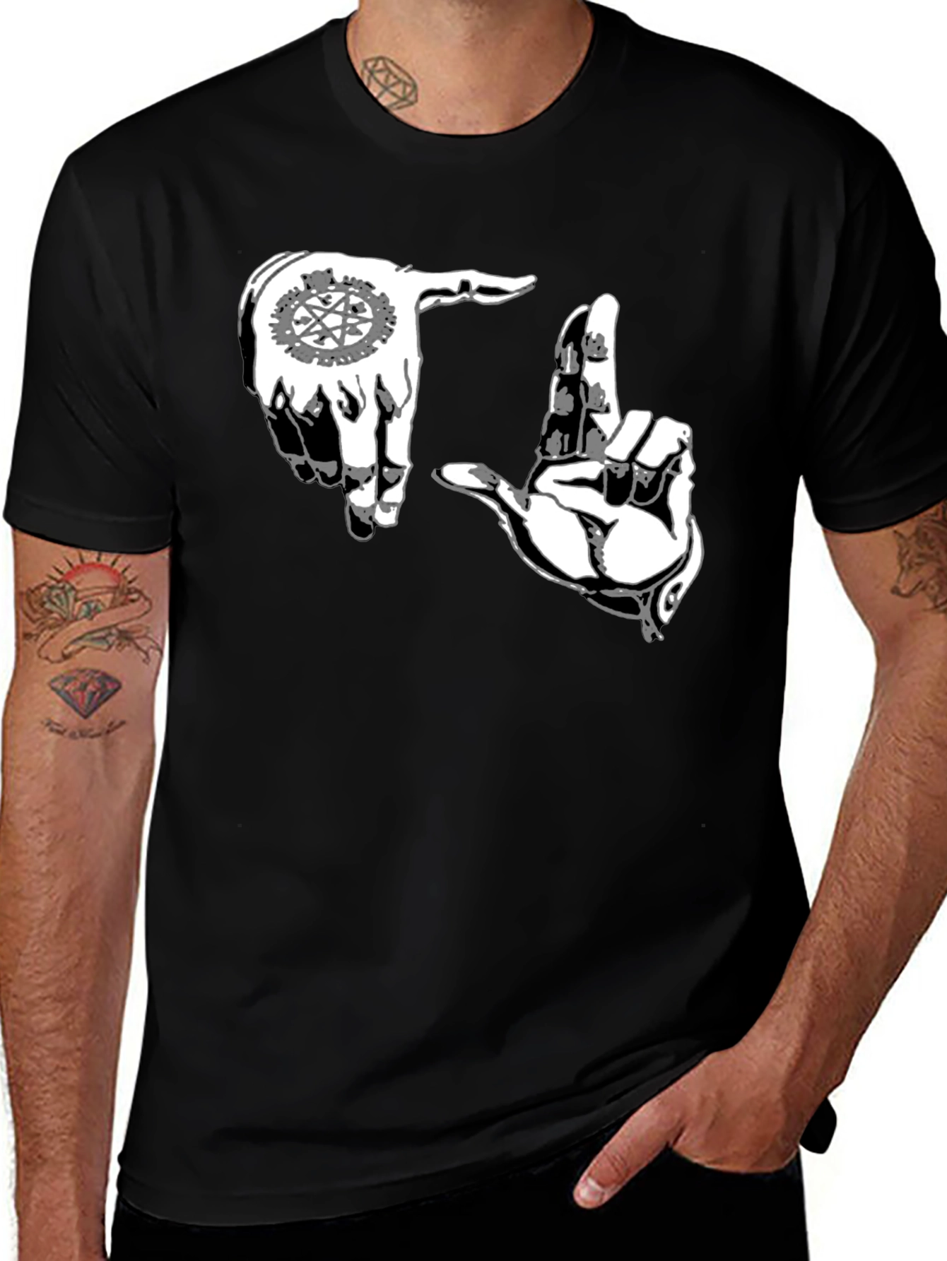Black Butler Ciel Contract Hands Anime T-Shirt