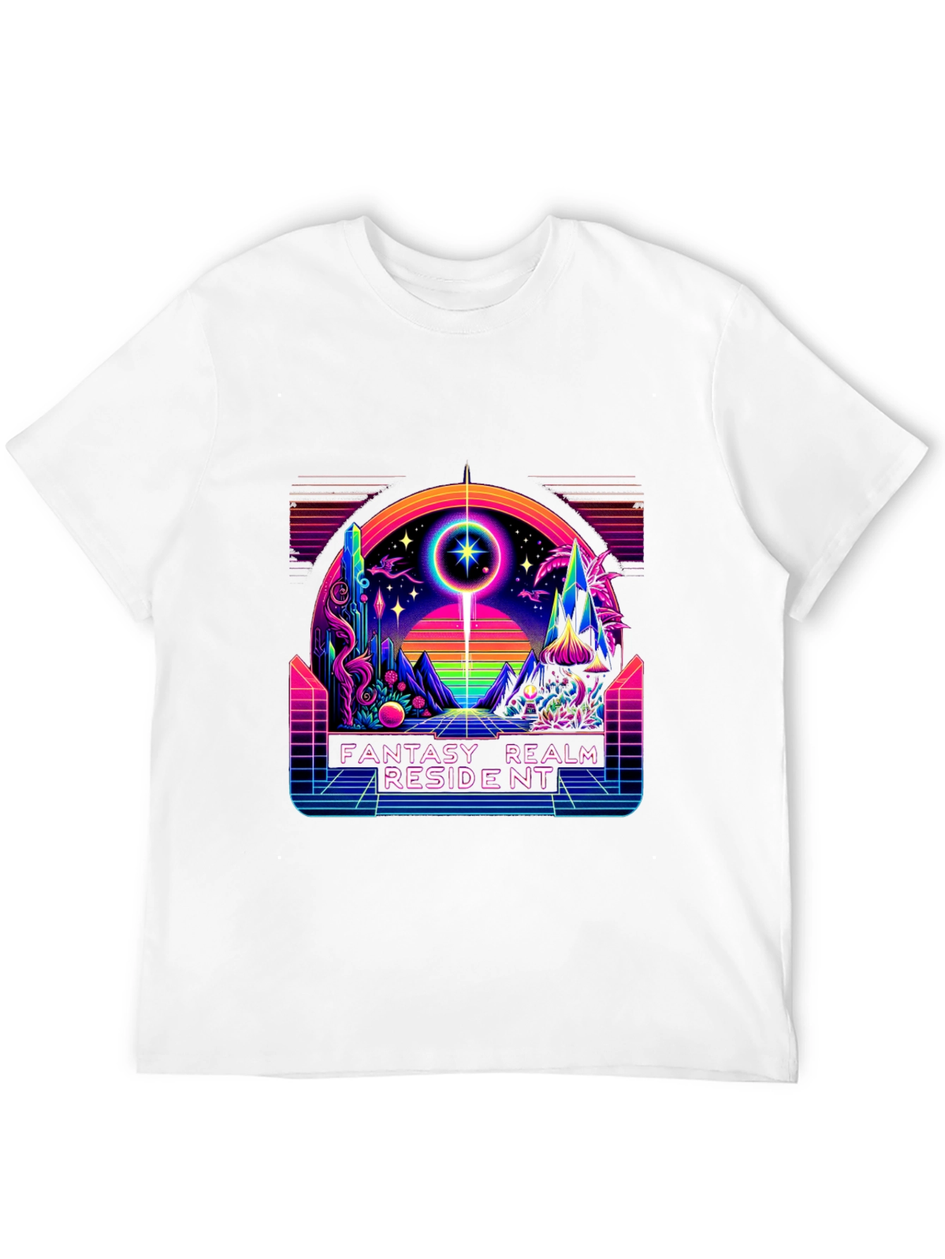 Fantasy Realm Resident Graphic Tee - Black
