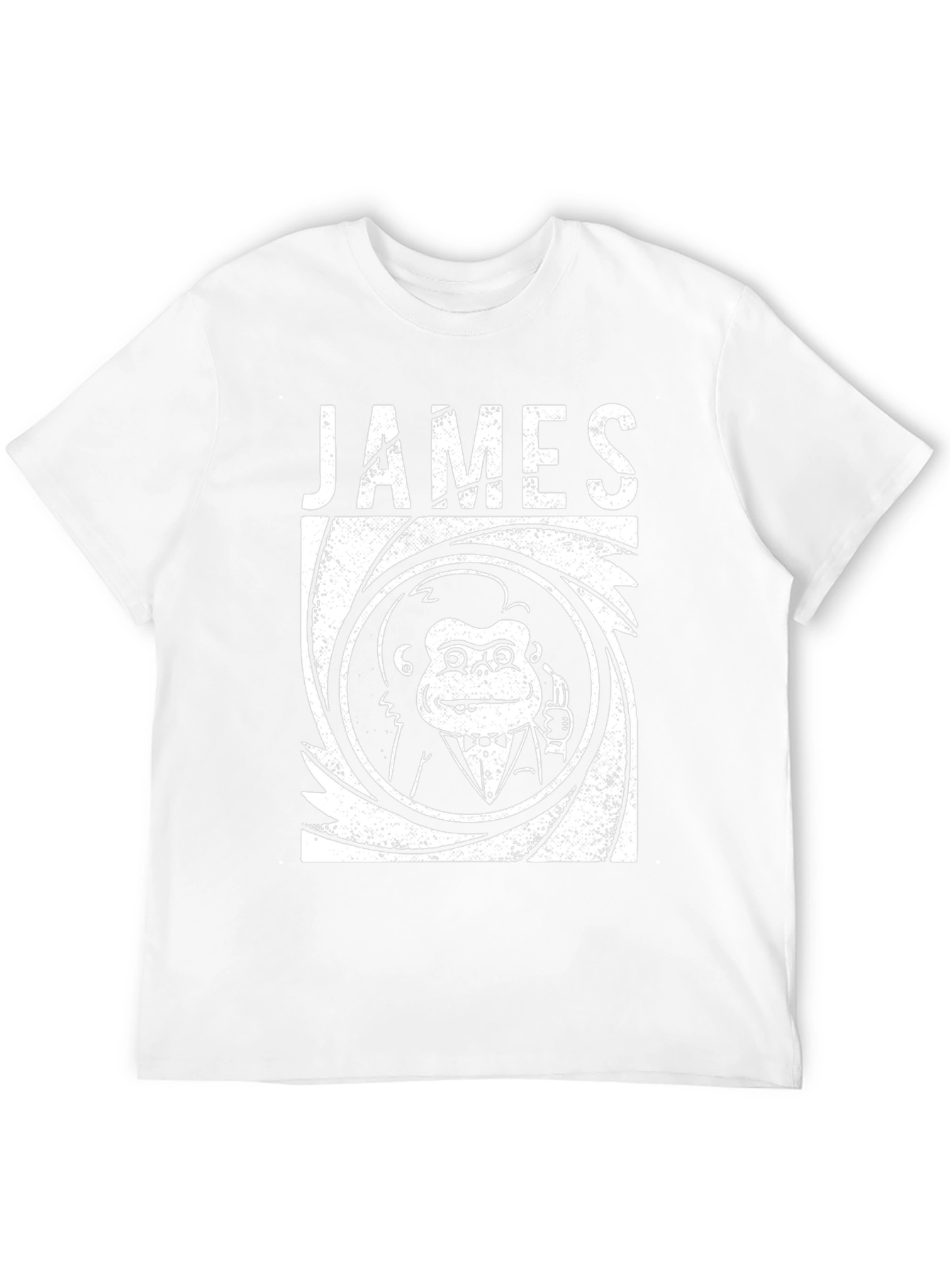 James Bond Monkey T-Shirt - Black