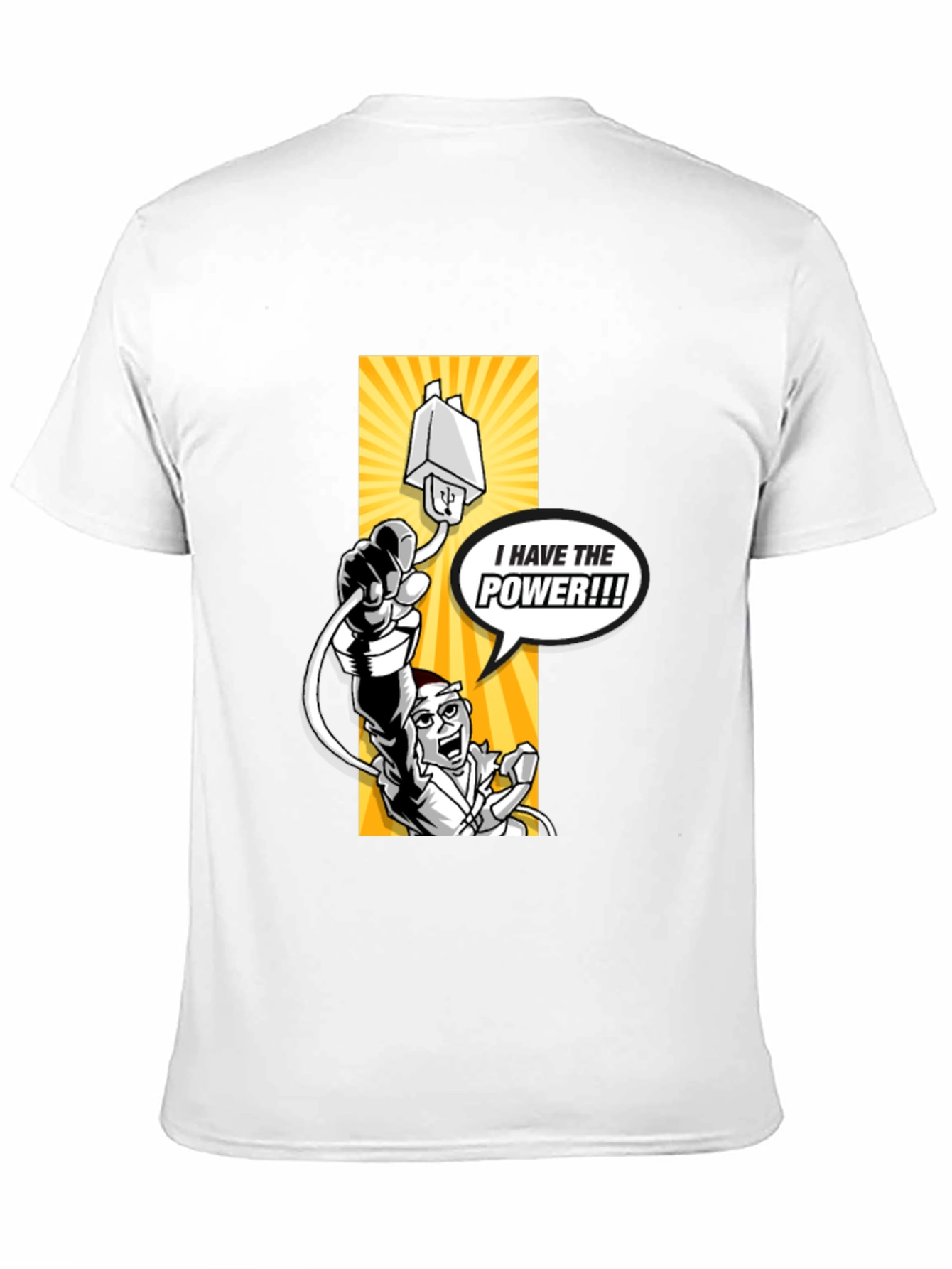 I Have the Power! Graphic Black T-Shirt