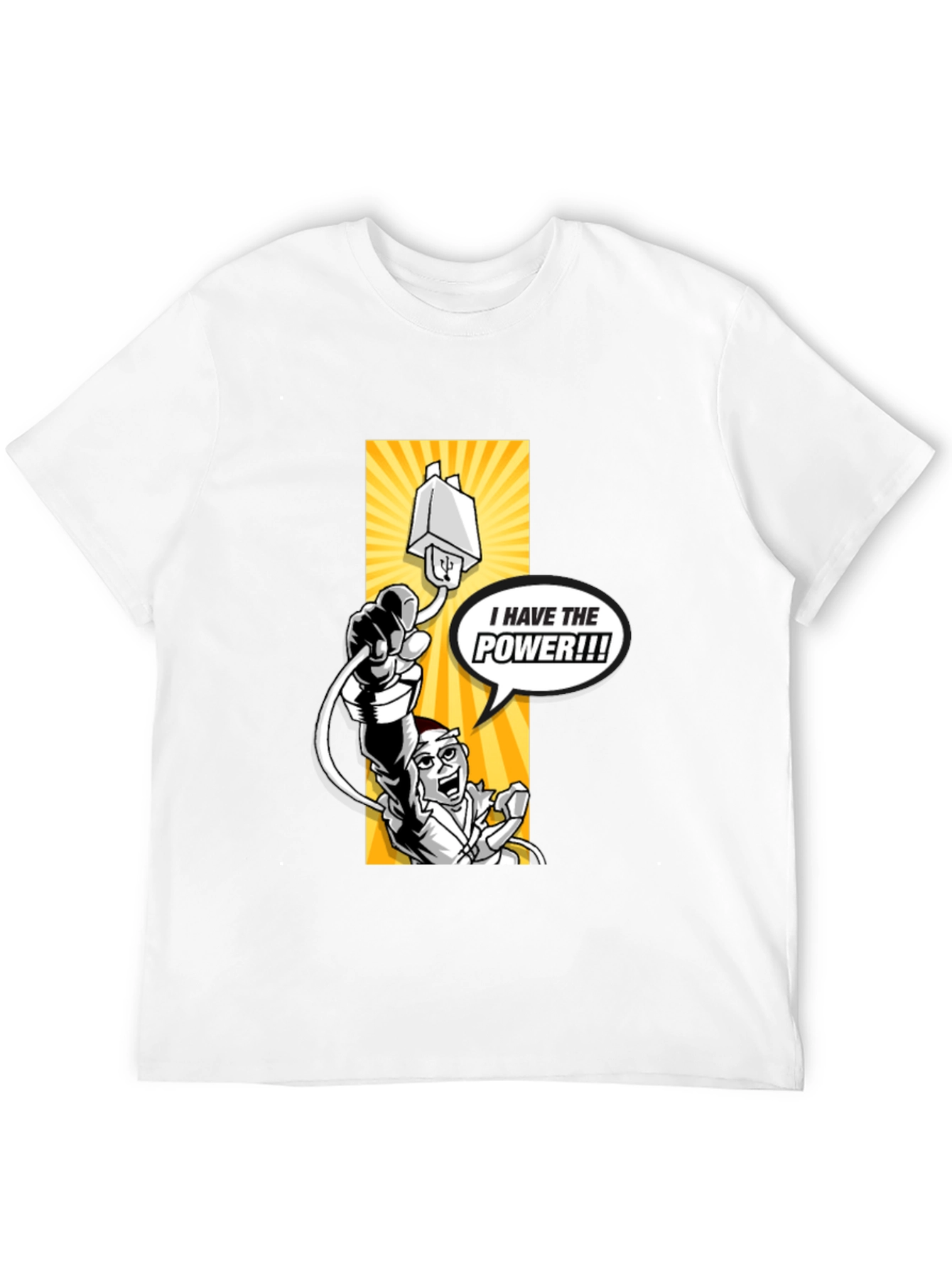 I Have the Power! Graphic Black T-Shirt