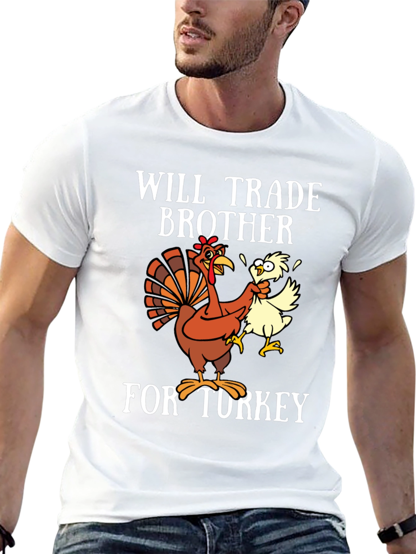 Will Trade Brother for Turkey Graphic T-Shirt