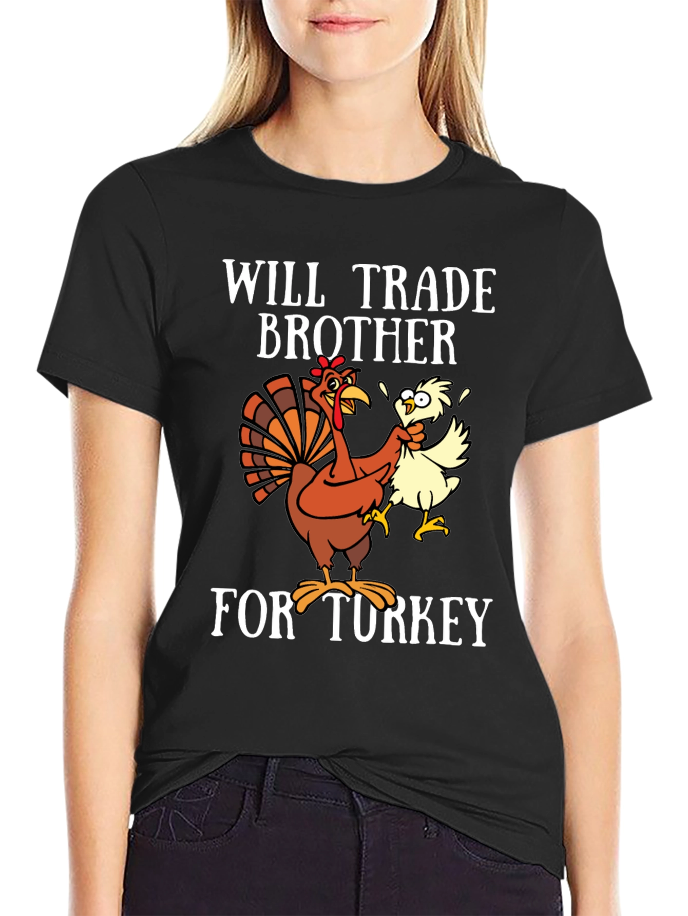 Will Trade Brother for Turkey Graphic T-Shirt