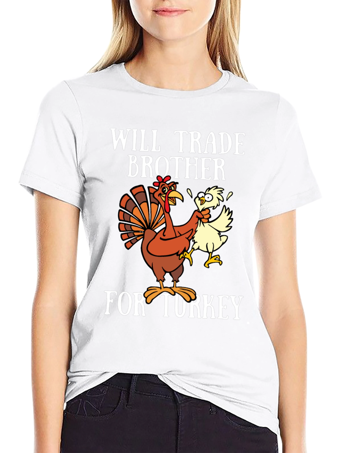 Will Trade Brother for Turkey Graphic T-Shirt