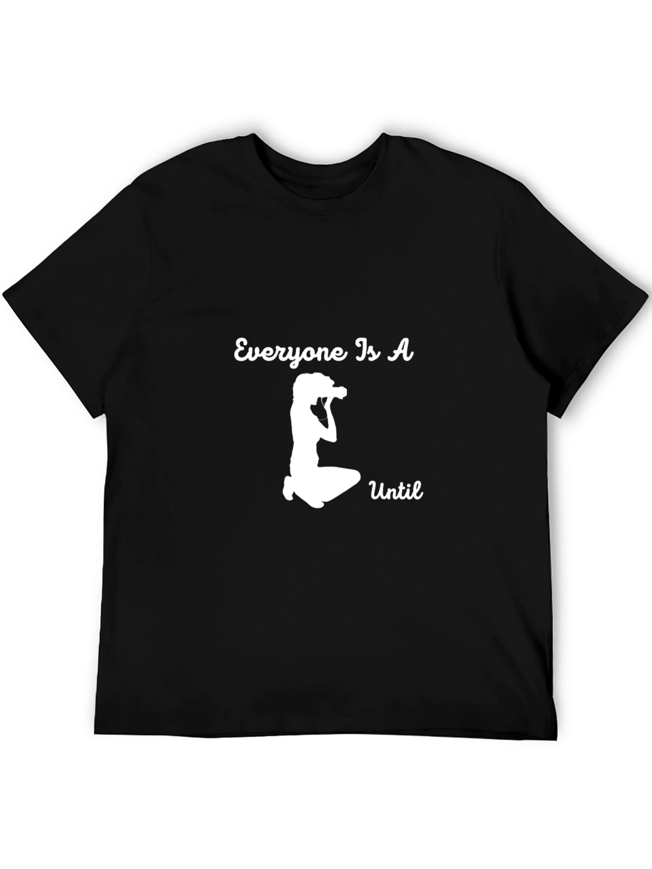 Everyone Is A Photographer T-Shirt - Black