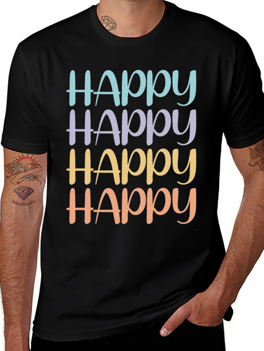 Happy Easter Graphic Tee - Soft Cotton Blend