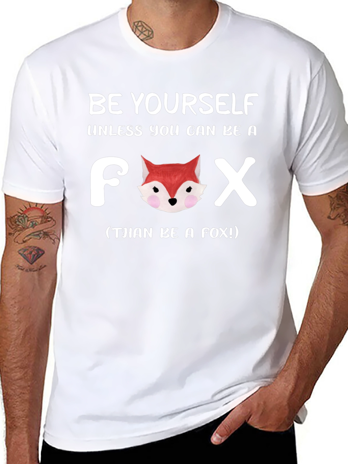 Be Yourself Unless Fox T-Shirt Funny Animal Tee
