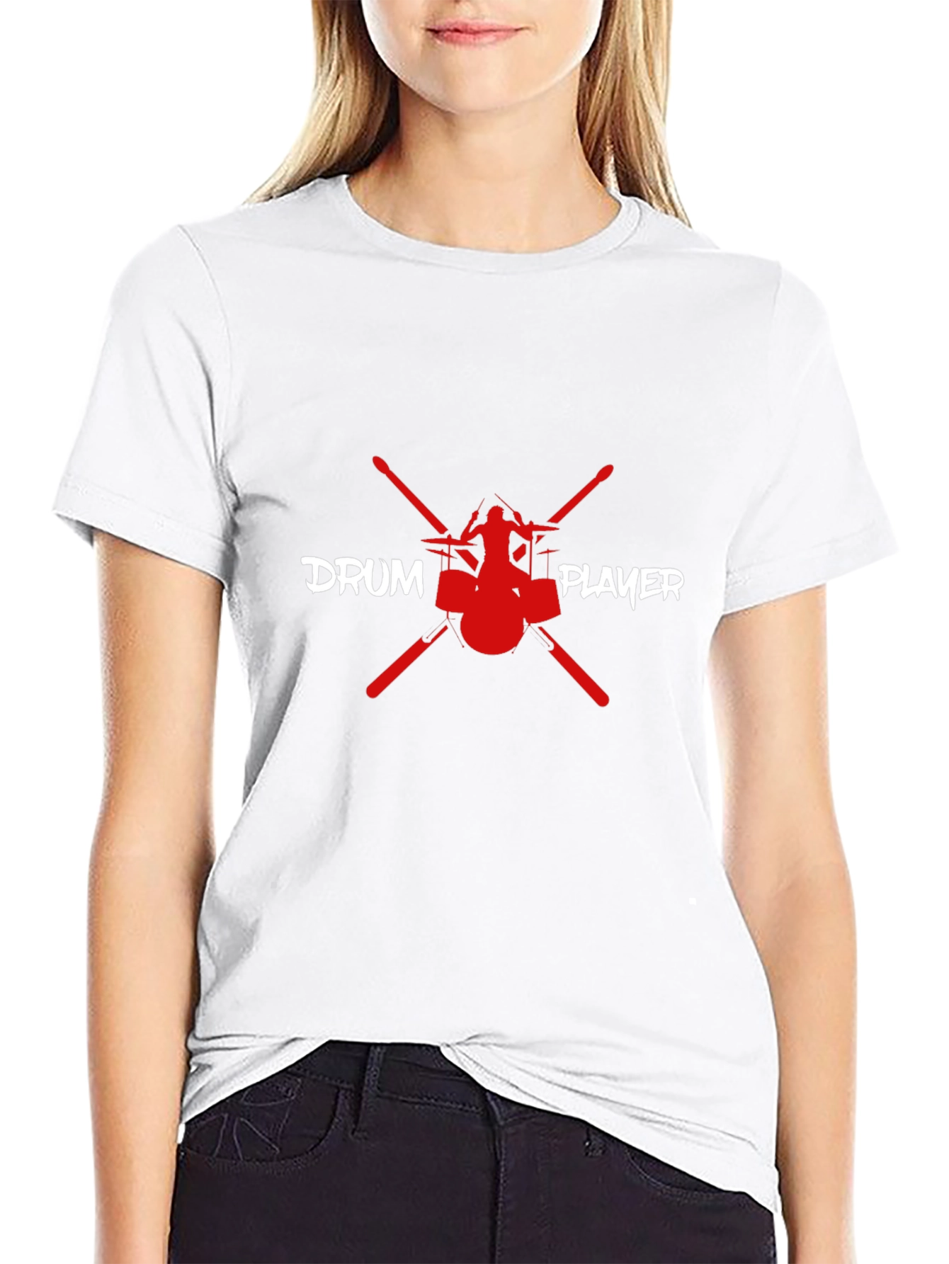 Drum Player Graphic Tee - Musician T-Shirt