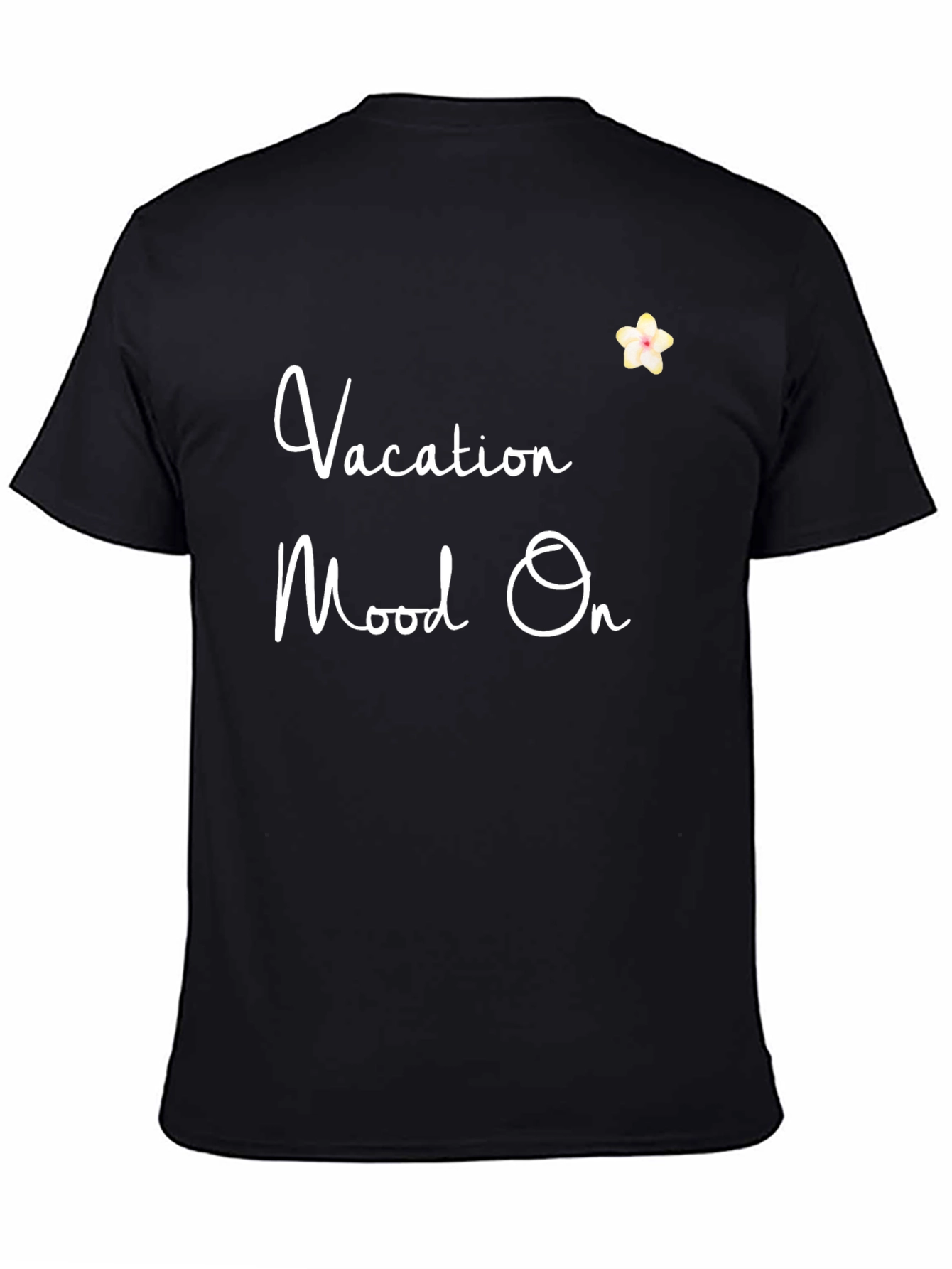 Vacation Mode On Graphic T-Shirt - Black