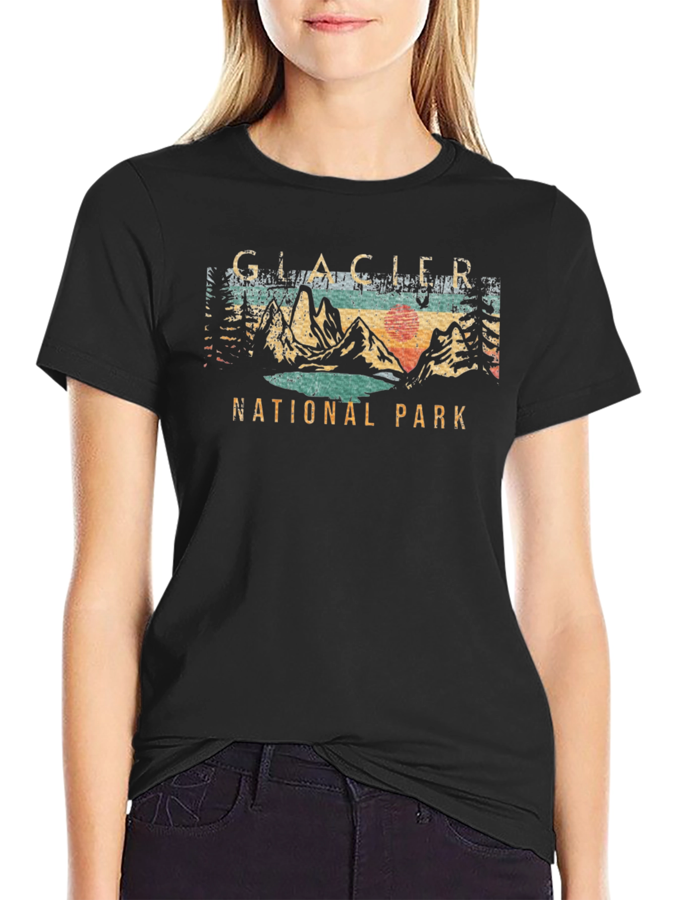 Glacier National Park Graphic T-Shirt