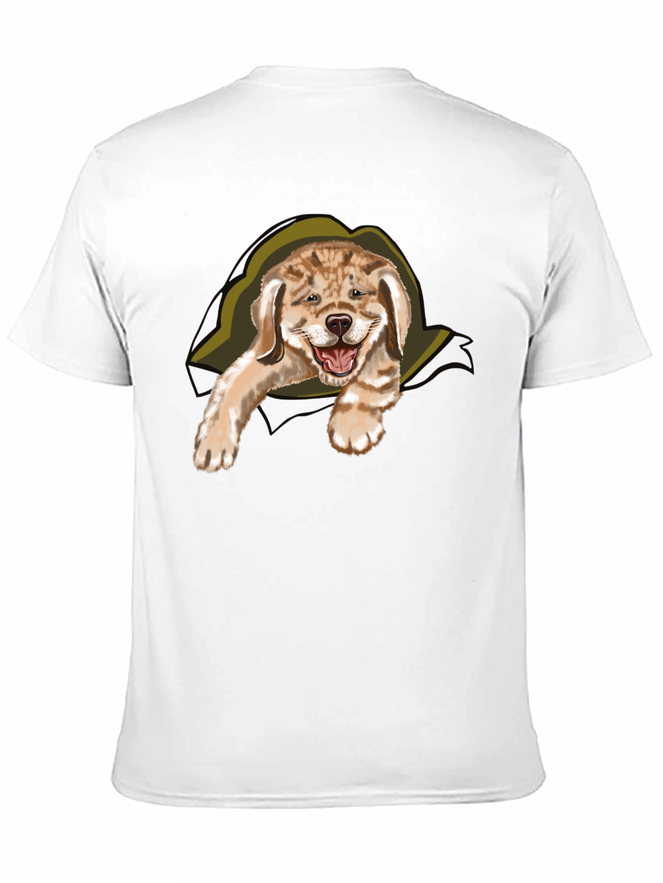 Dog Peek-a-Boo T-Shirt