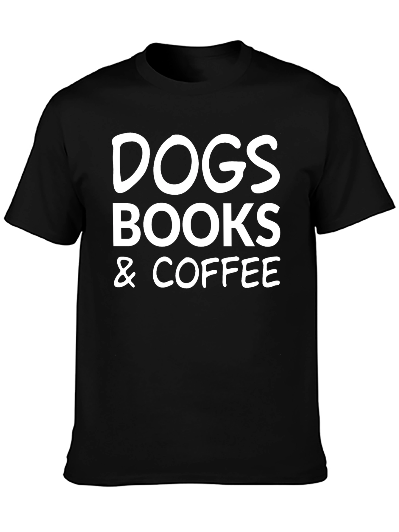 Dogs Books & Coffee Graphic Tee