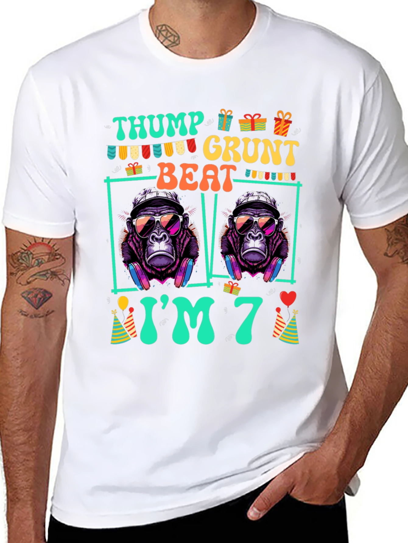 Thump Grunt Beat Im 7 T-Shirt