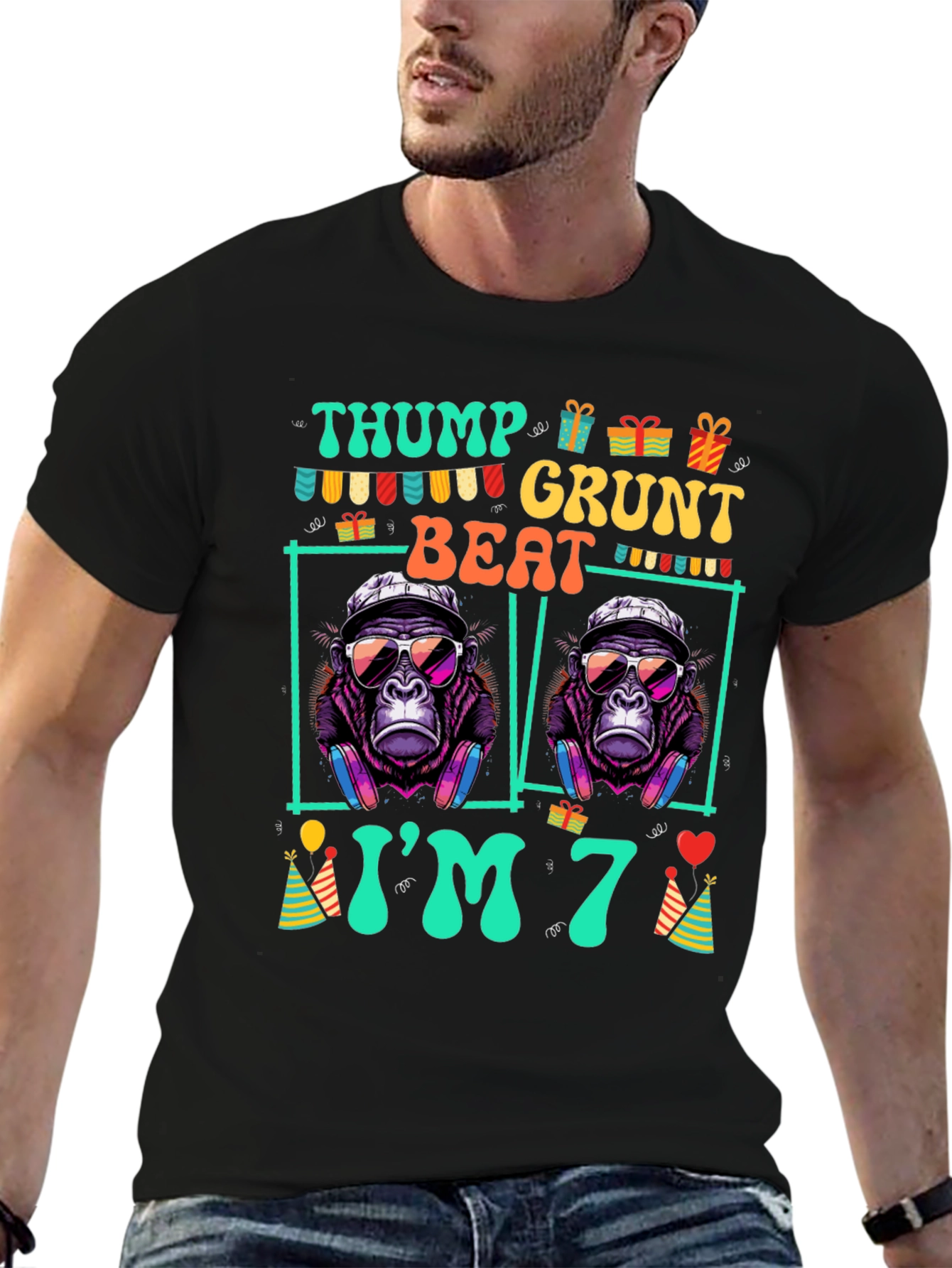 Thump Grunt Beat Im 7 T-Shirt