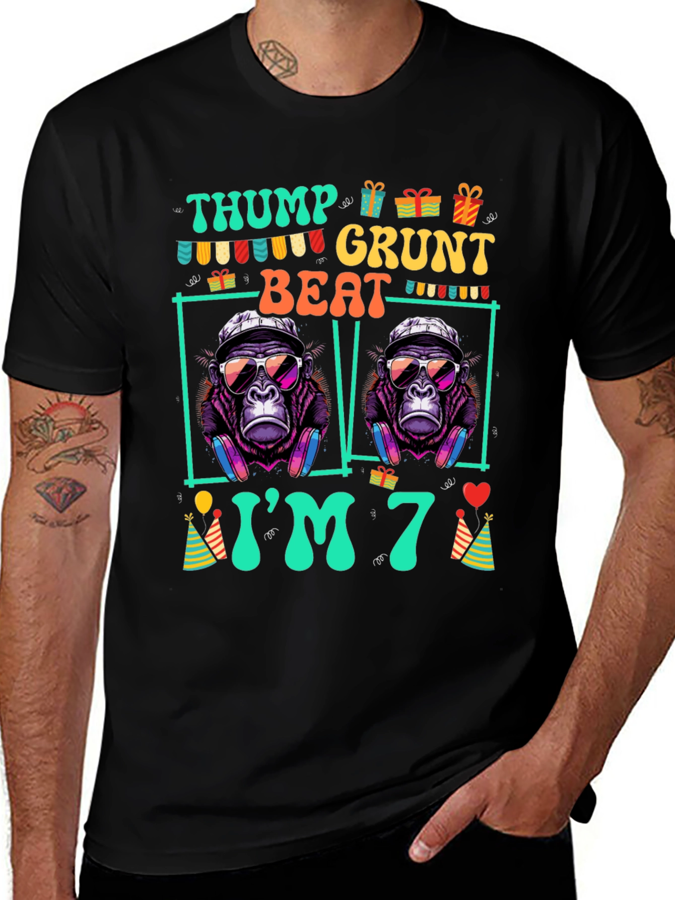 Thump Grunt Beat Im 7 T-Shirt