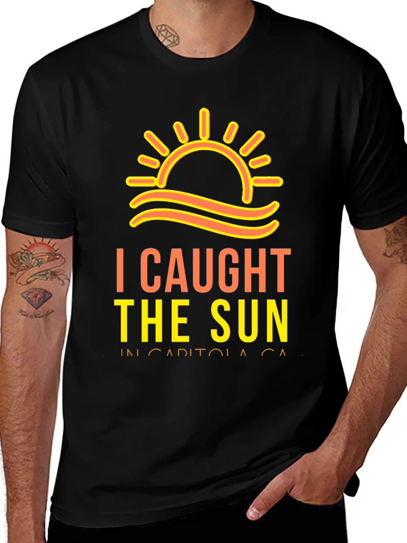 I Caught the Sun T-Shirt - Capitola CA