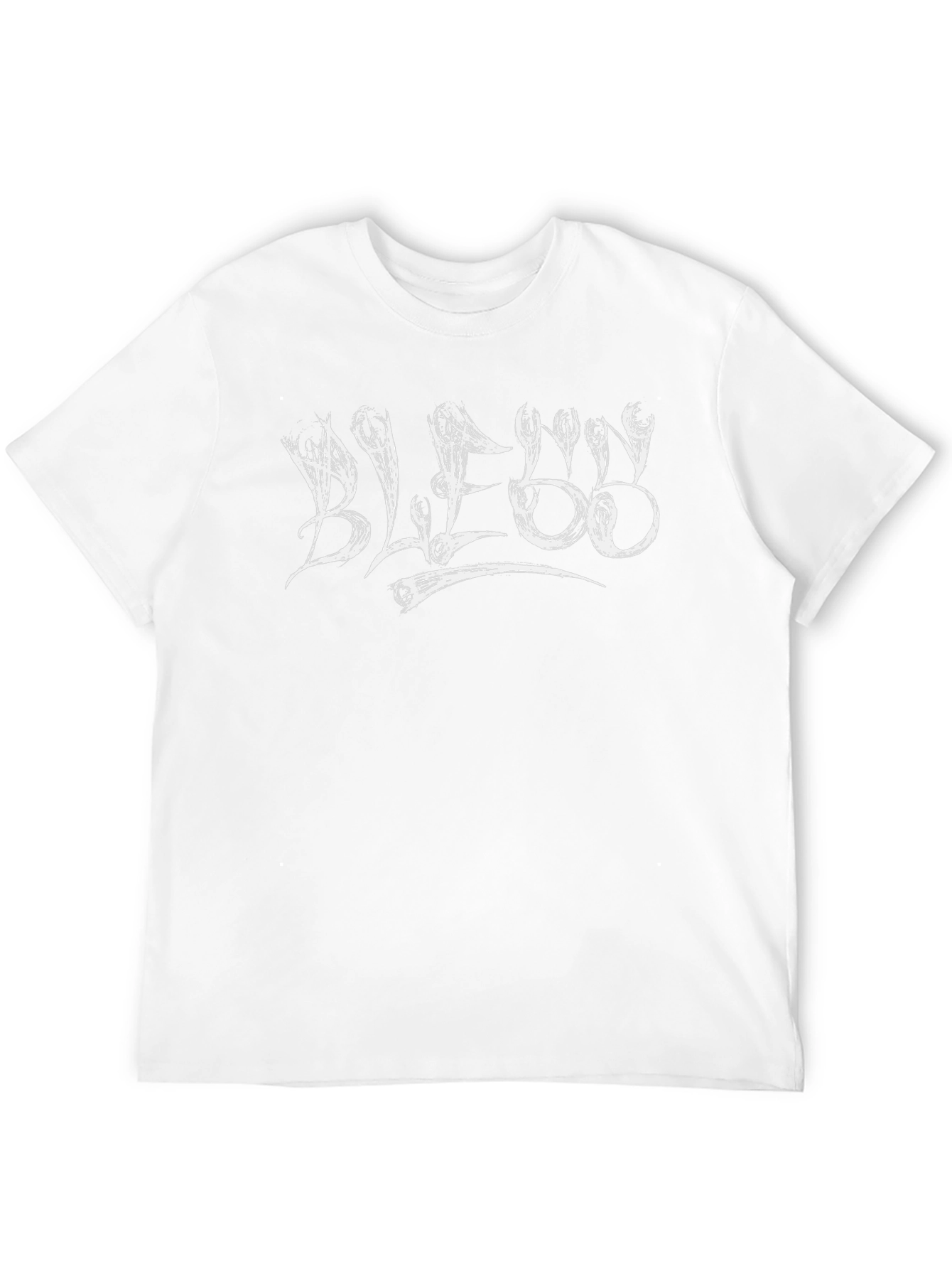 Mens Black Graphic Tee - Blessed Design