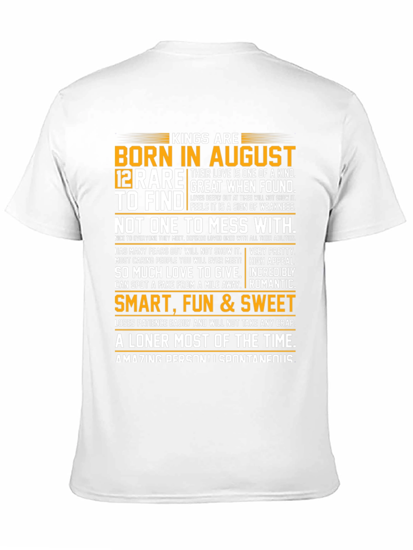 Kings Born in August Graphic Tee