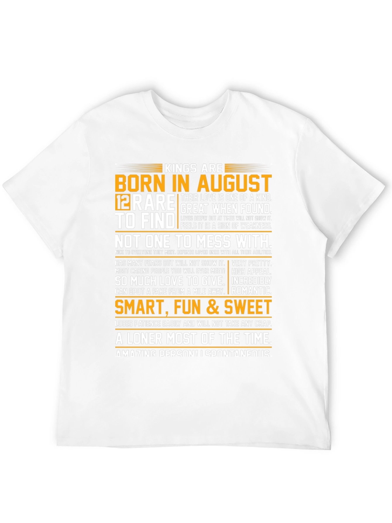 Kings Born in August Graphic Tee