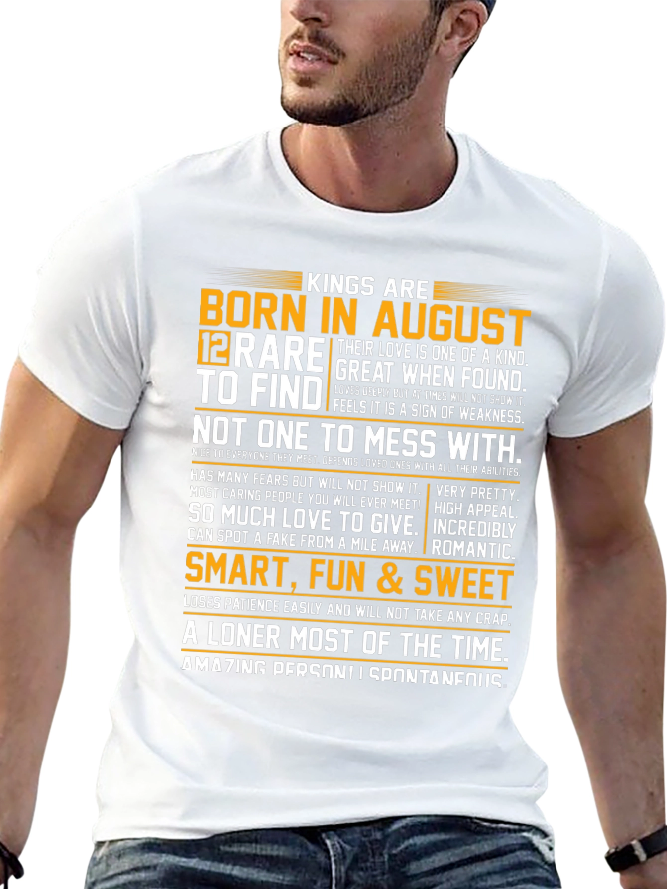 Kings Born in August Graphic Tee