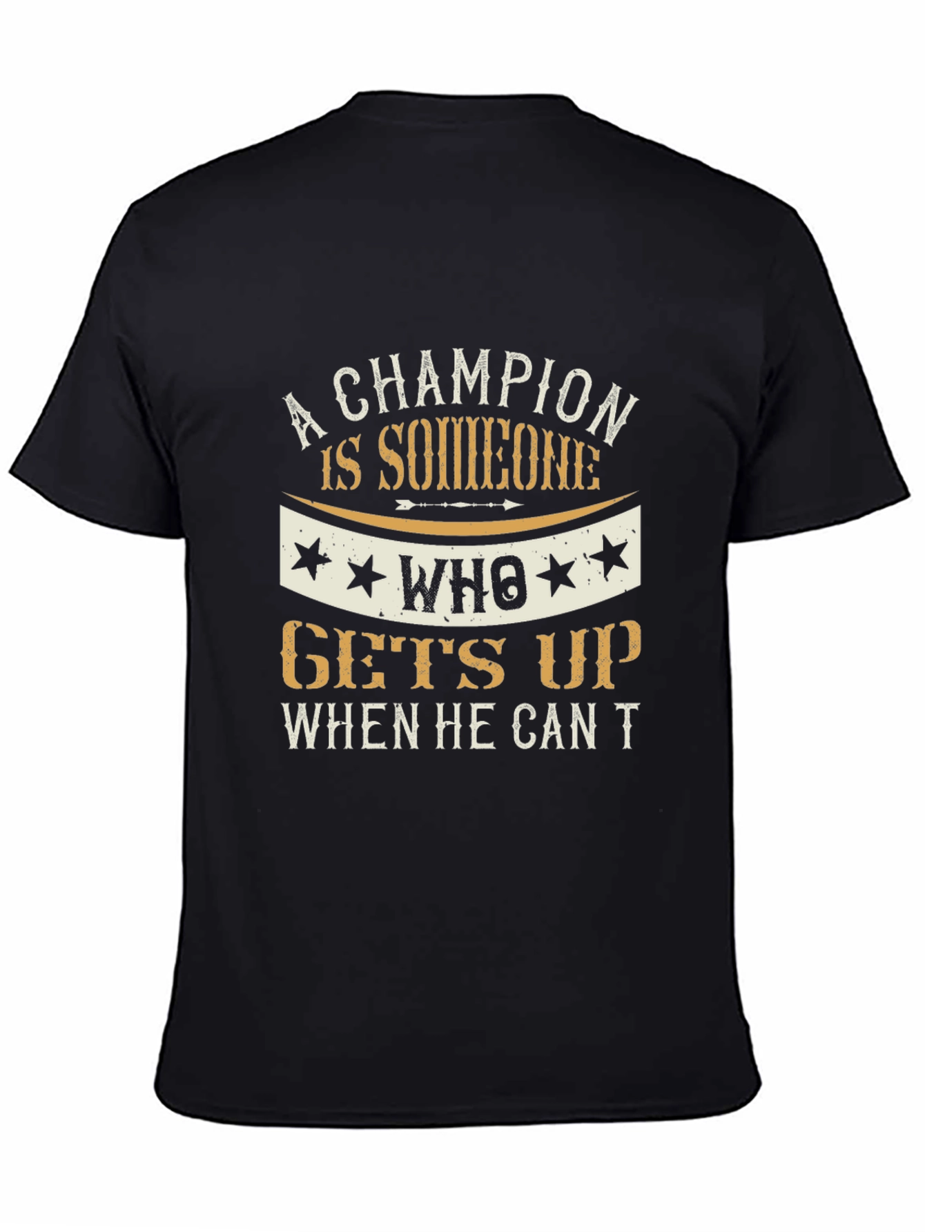 Champion Graphic Tee - Motivational T-Shirt