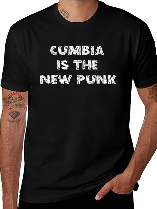 Cumbia is the New Punk Black T-Shirt
