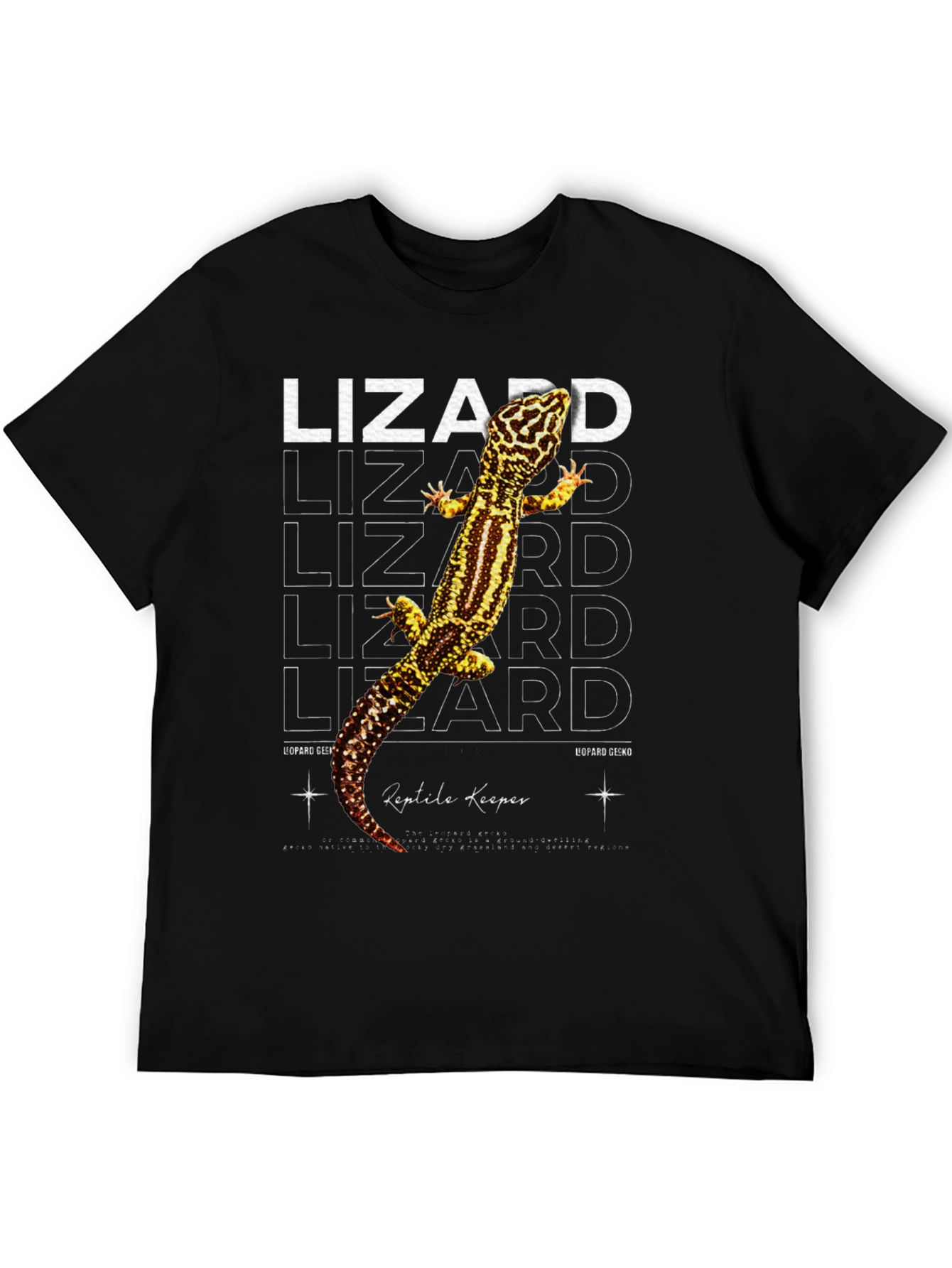 Leopard Gecko Reptile Keeper Graphic T-Shirt