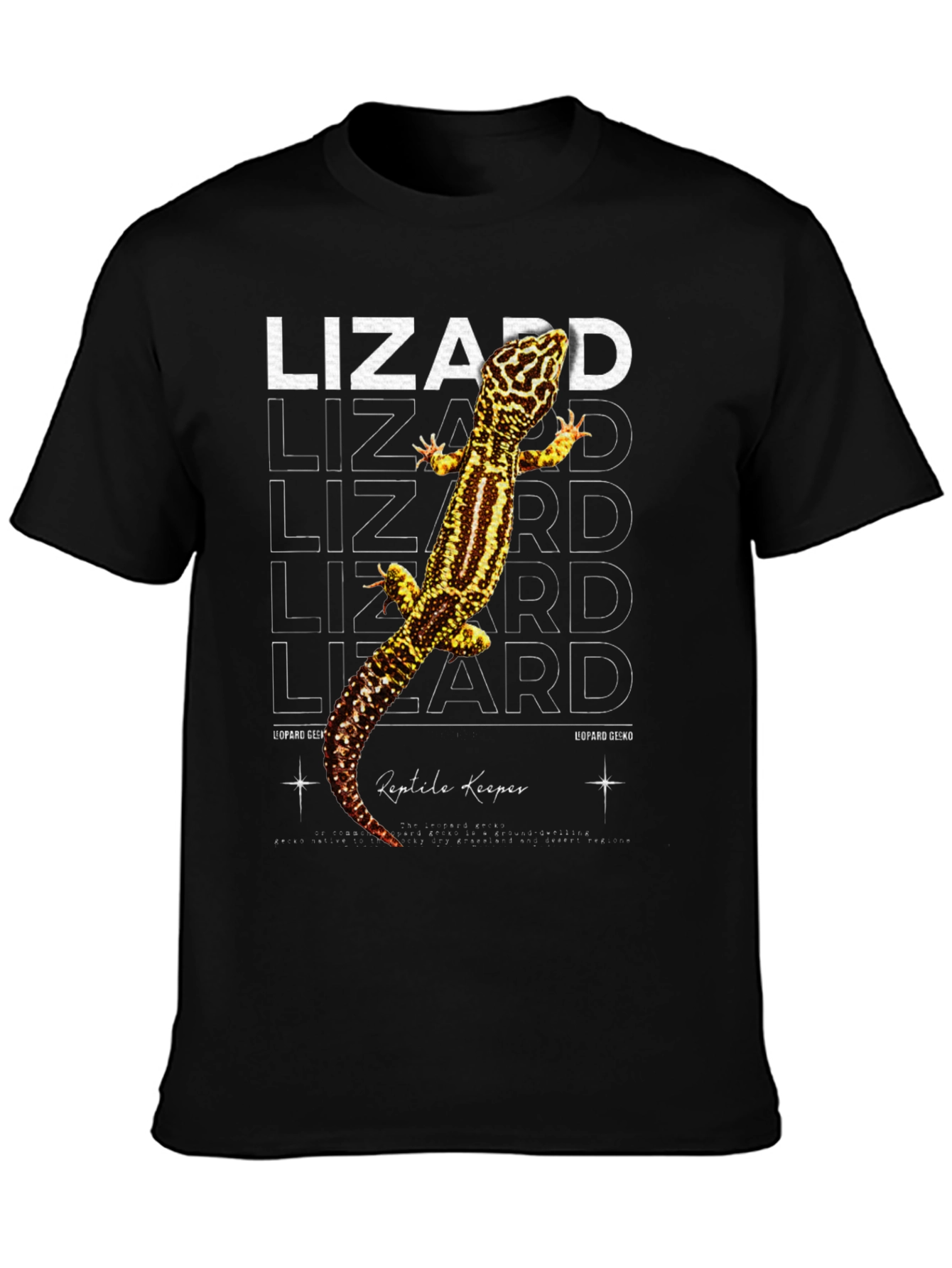 Leopard Gecko Reptile Keeper Graphic T-Shirt