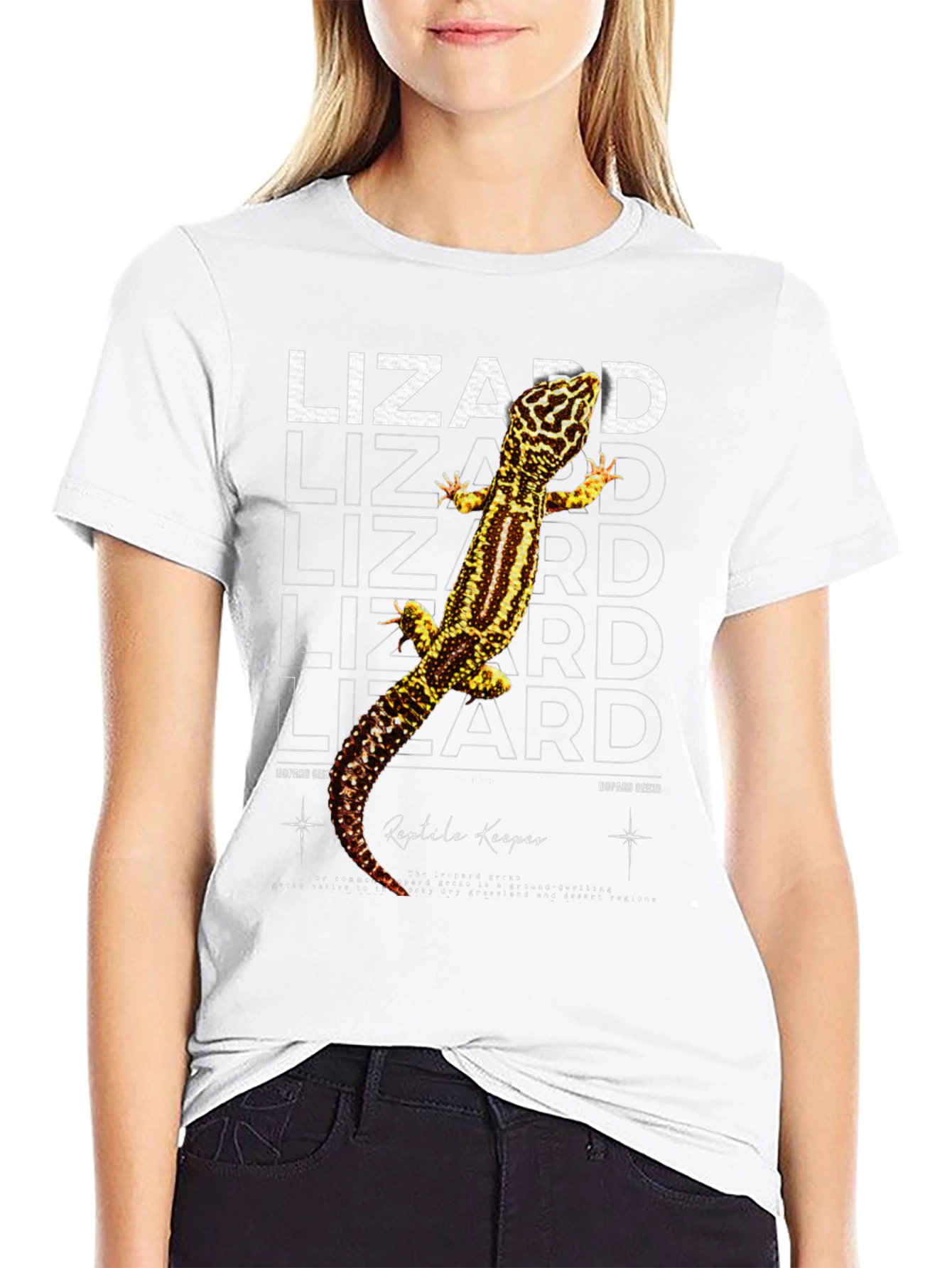 Leopard Gecko Reptile Keeper Graphic T-Shirt