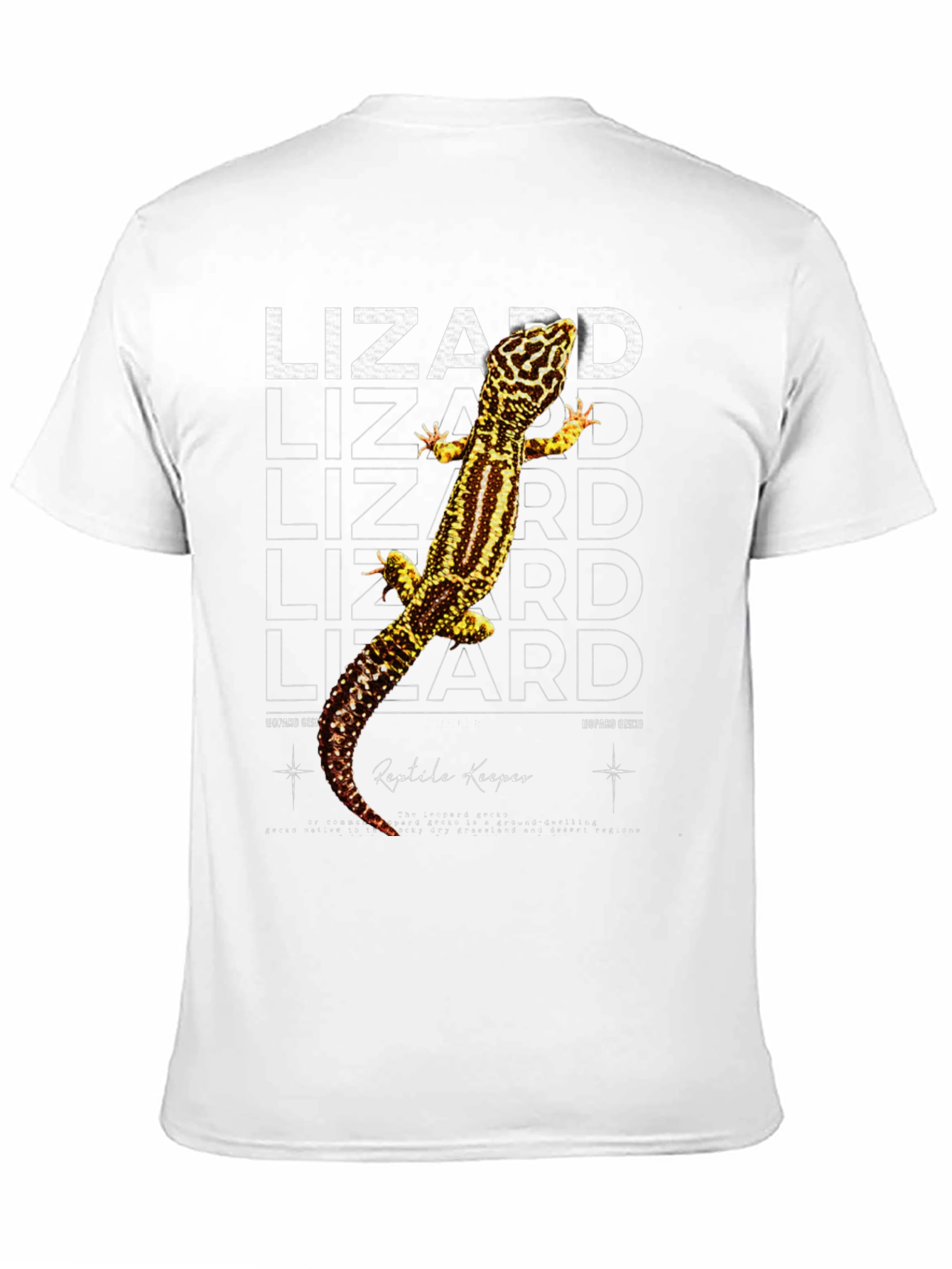 Leopard Gecko Reptile Keeper Graphic T-Shirt