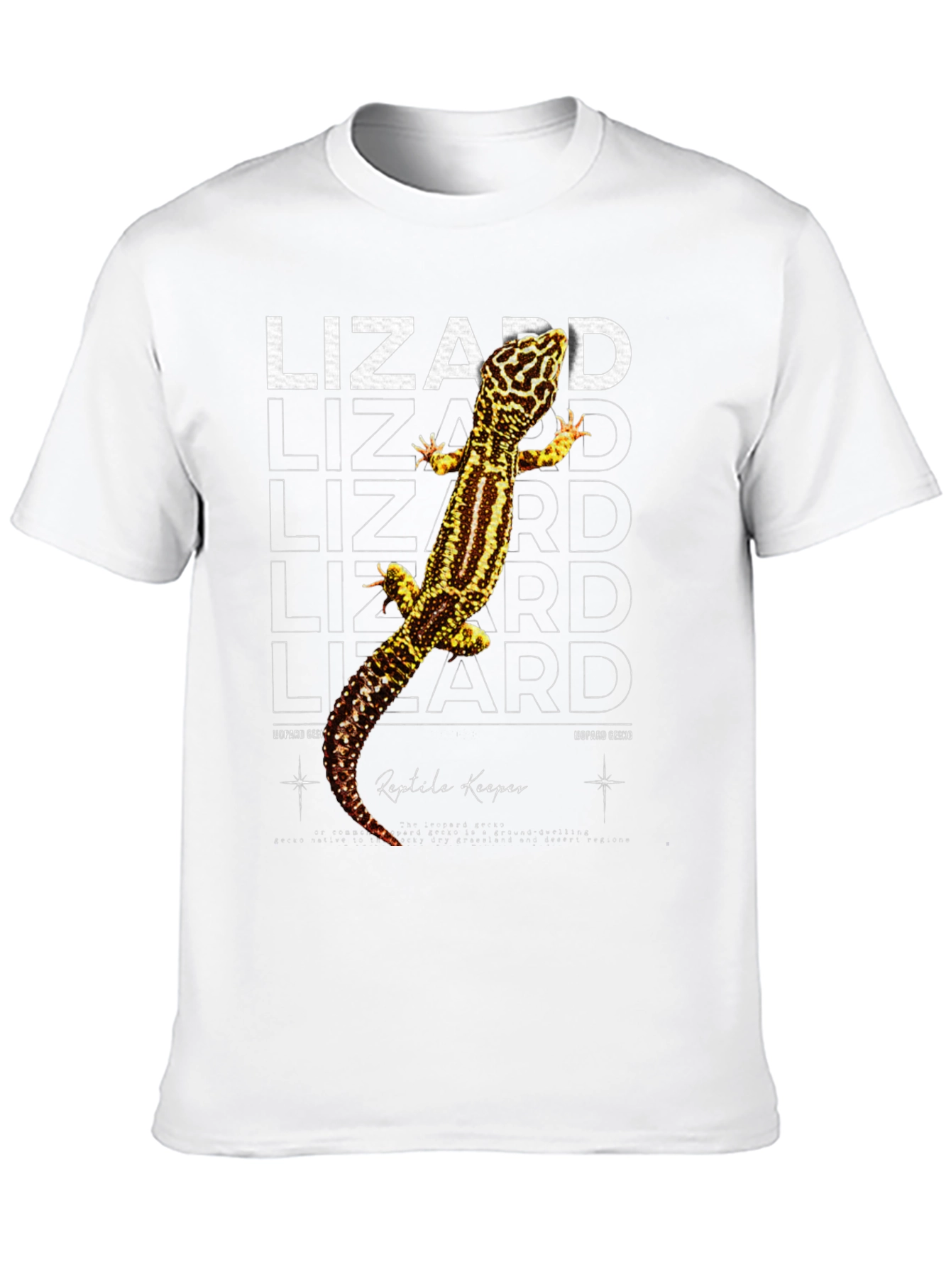 Leopard Gecko Reptile Keeper Graphic T-Shirt