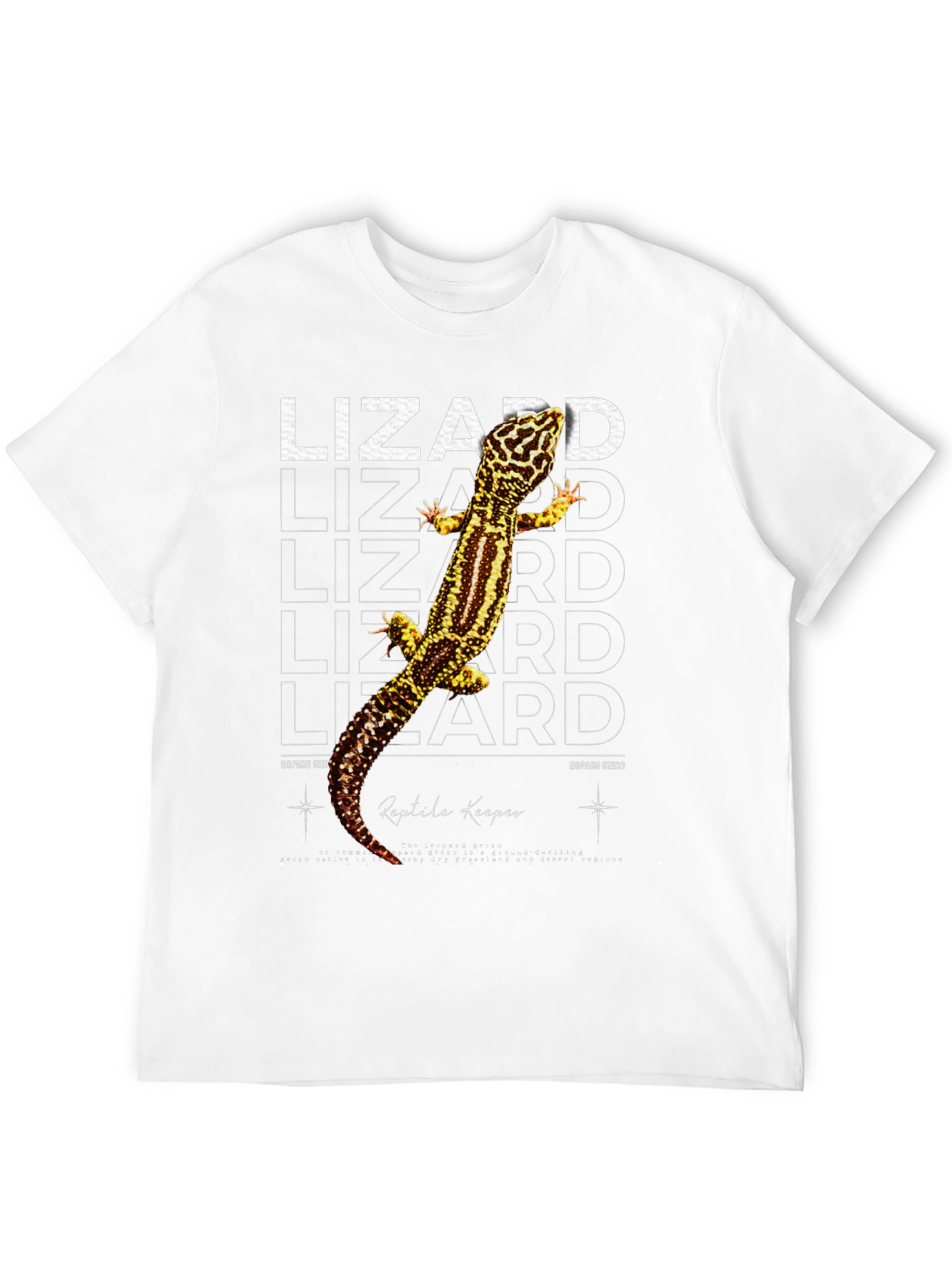 Leopard Gecko Reptile Keeper Graphic T-Shirt