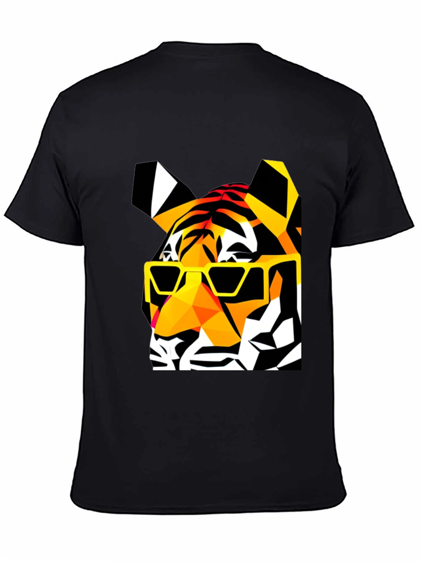 Cool Tiger Graphic T-Shirt - Black