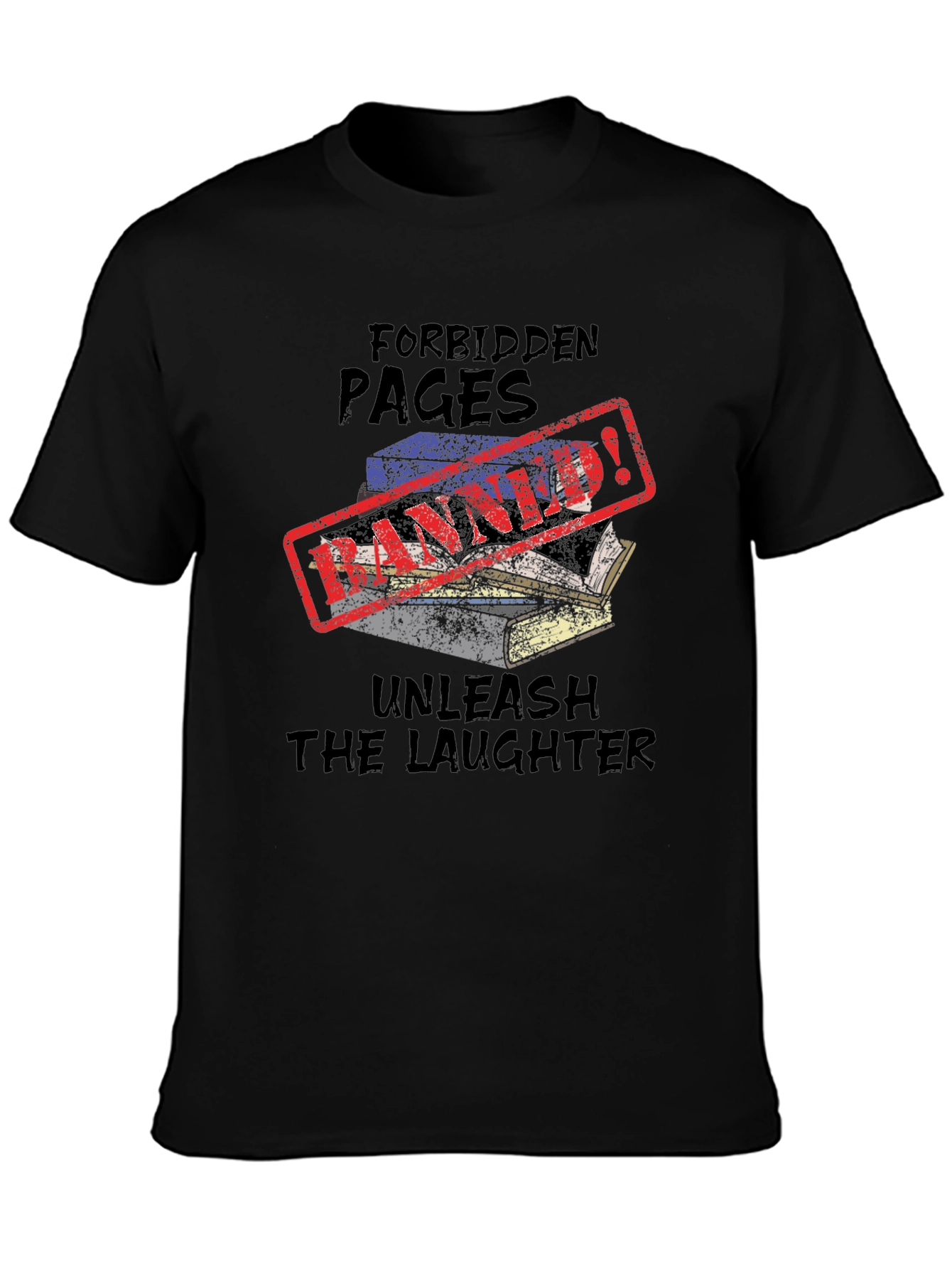 Forbidden Pages T-Shirt - Unleash the Laughter!