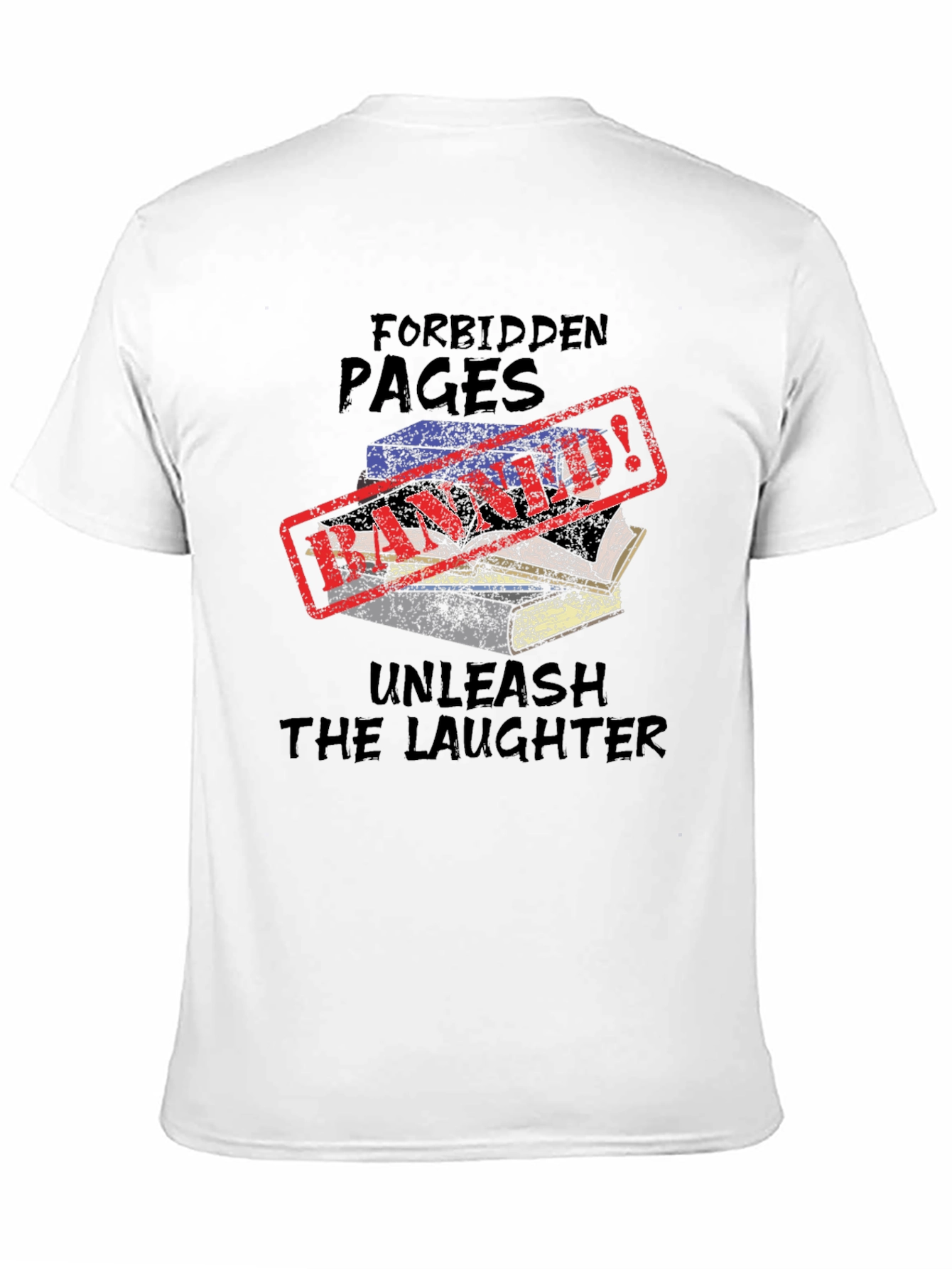 Forbidden Pages T-Shirt - Unleash the Laughter!