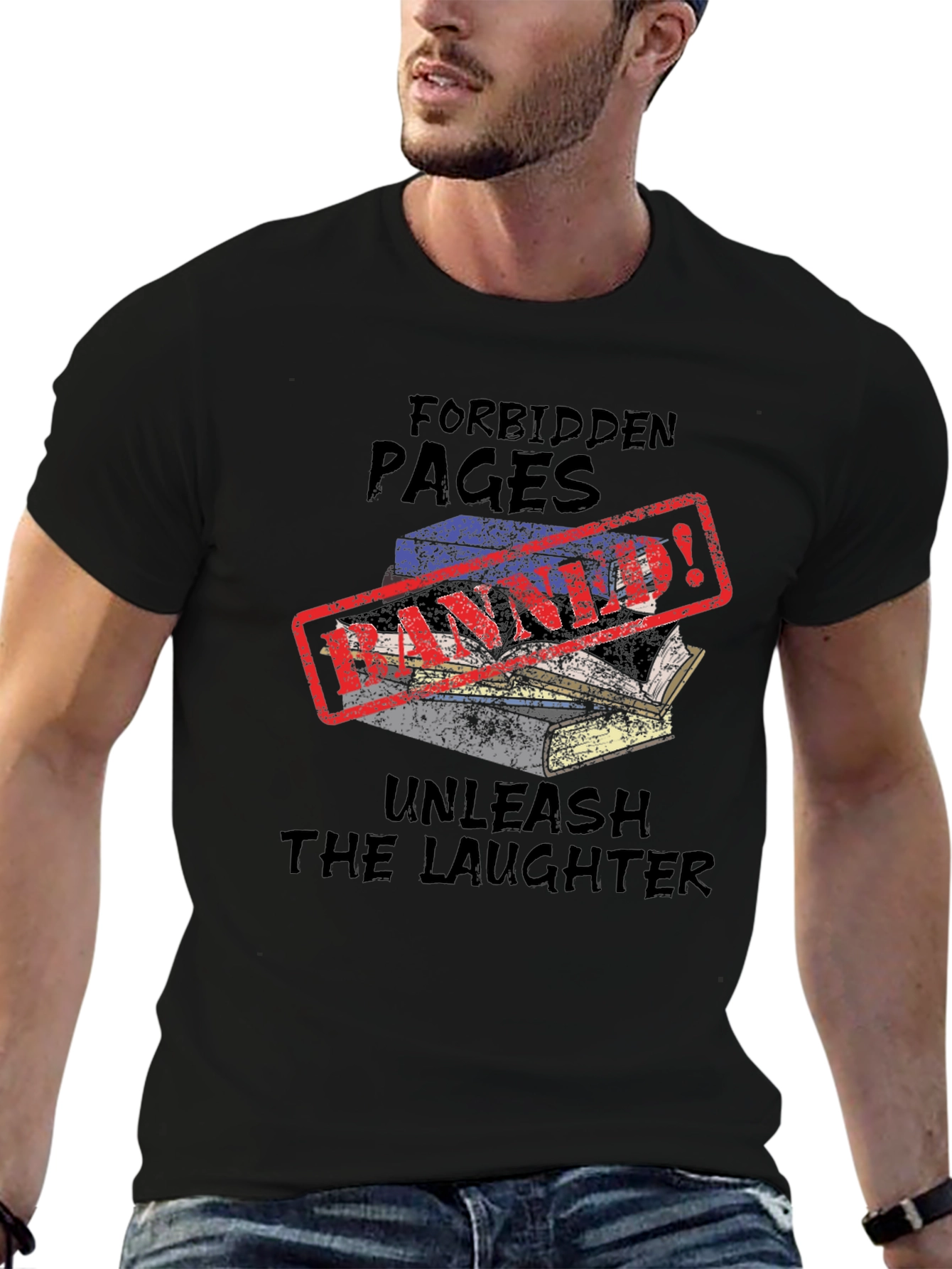 Forbidden Pages T-Shirt - Unleash the Laughter!