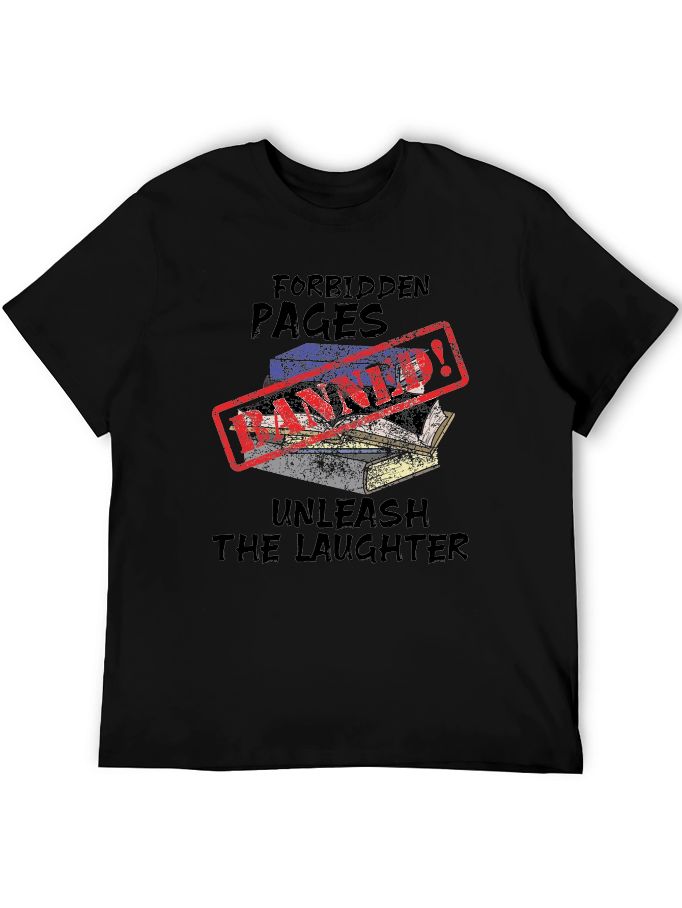 Forbidden Pages T-Shirt - Unleash the Laughter!