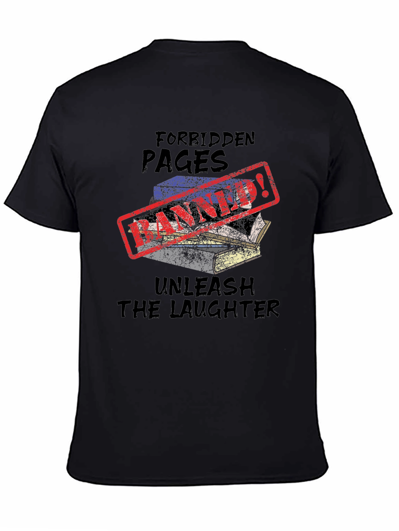 Forbidden Pages T-Shirt - Unleash the Laughter!