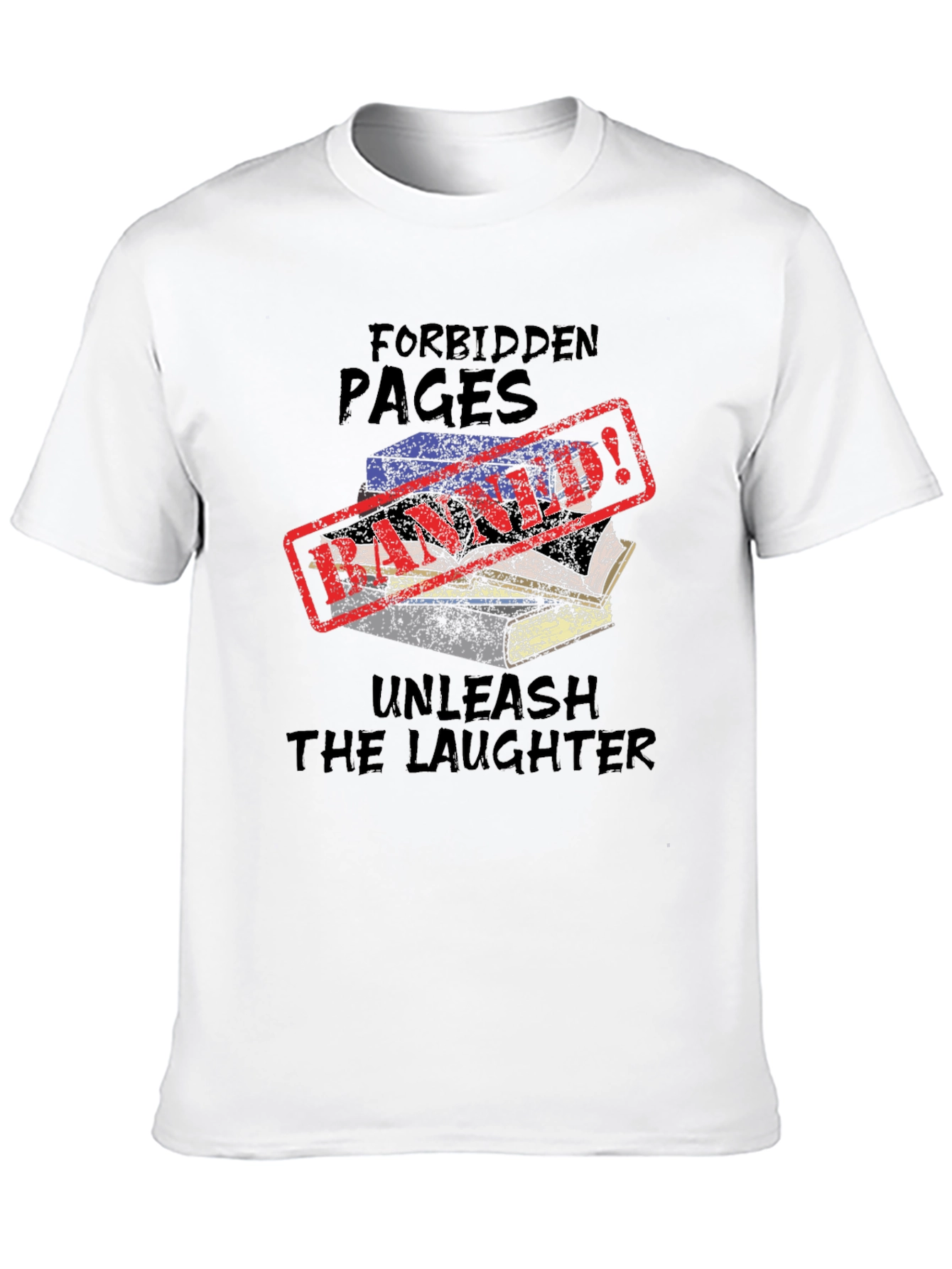 Forbidden Pages T-Shirt - Unleash the Laughter!