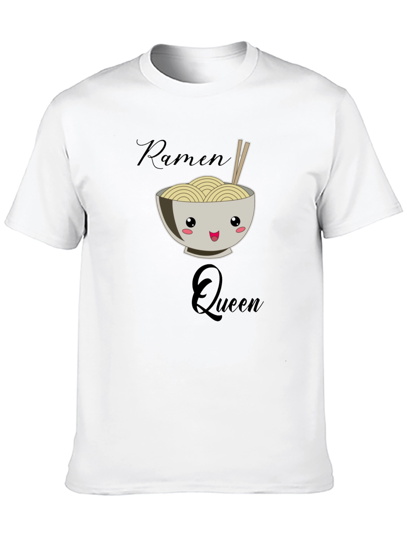 Ramen Queen Graphic T-Shirt - Black