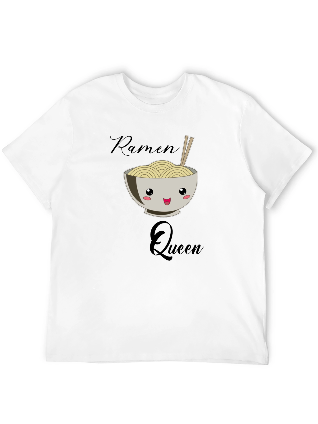 Ramen Queen Graphic T-Shirt - Black